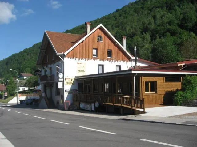 Decorative detail in Hotel du lac des Corbeaux