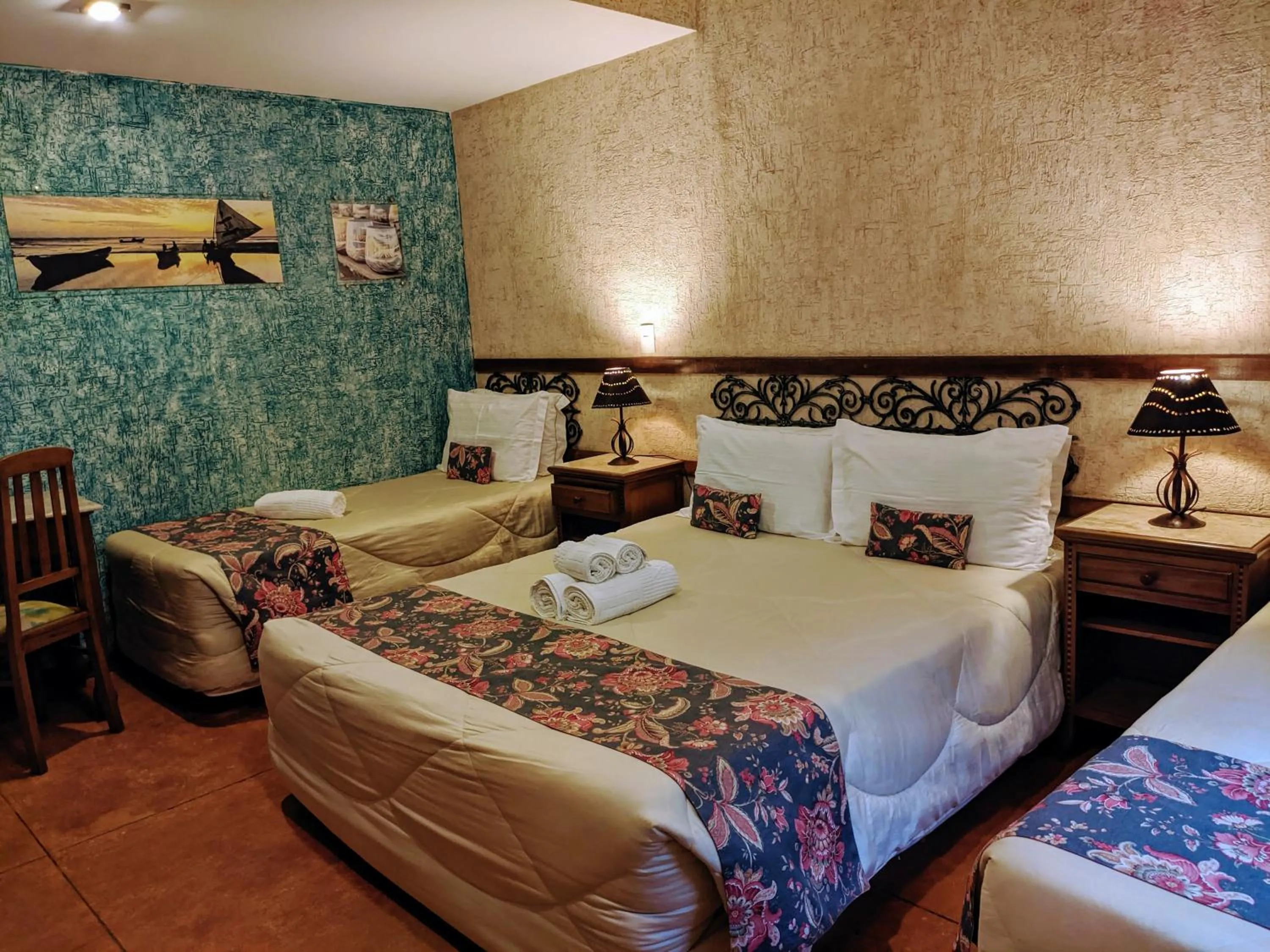 Bed in Pousada Brasil Nativo