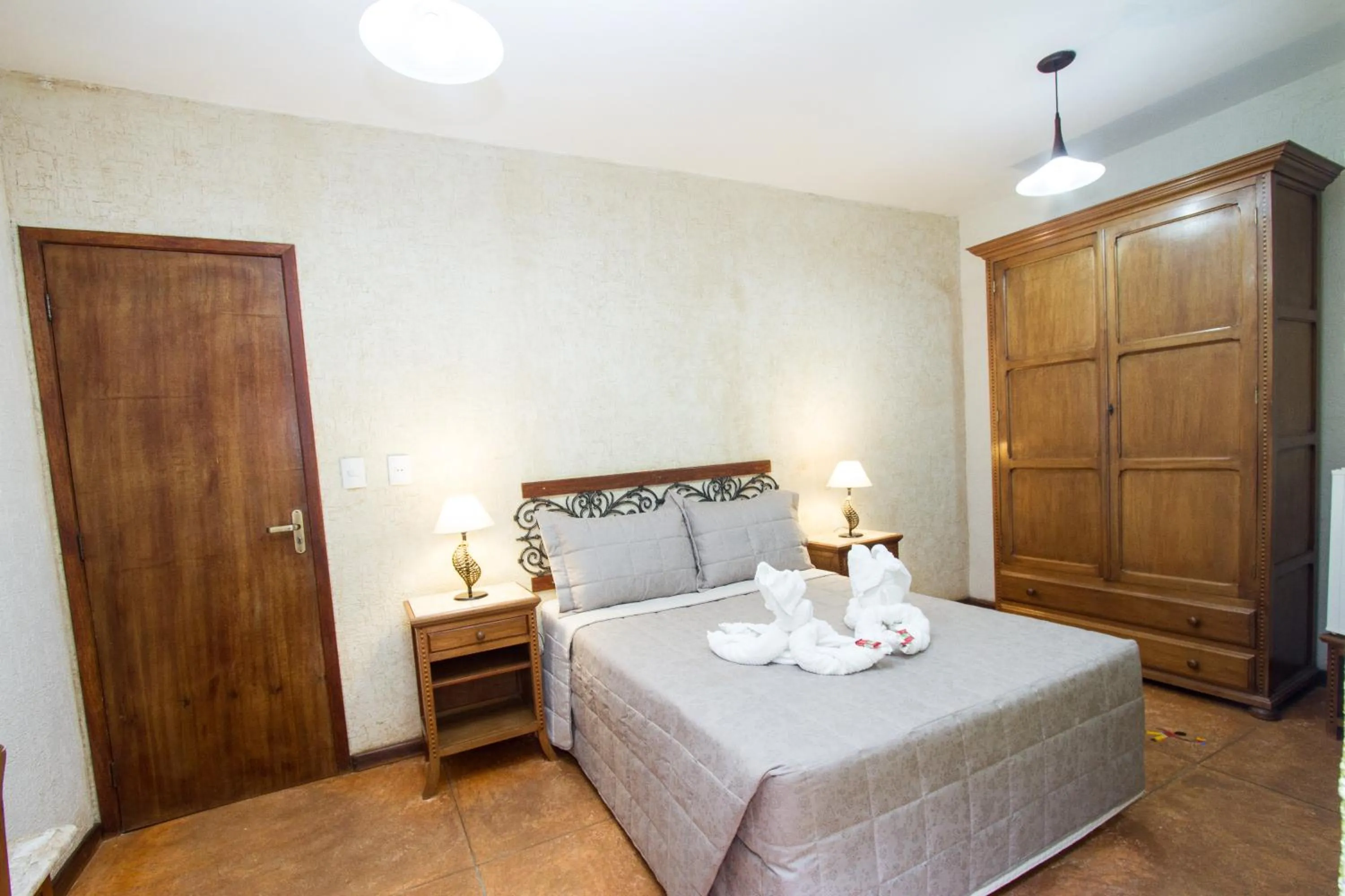 Bed in Pousada Brasil Nativo