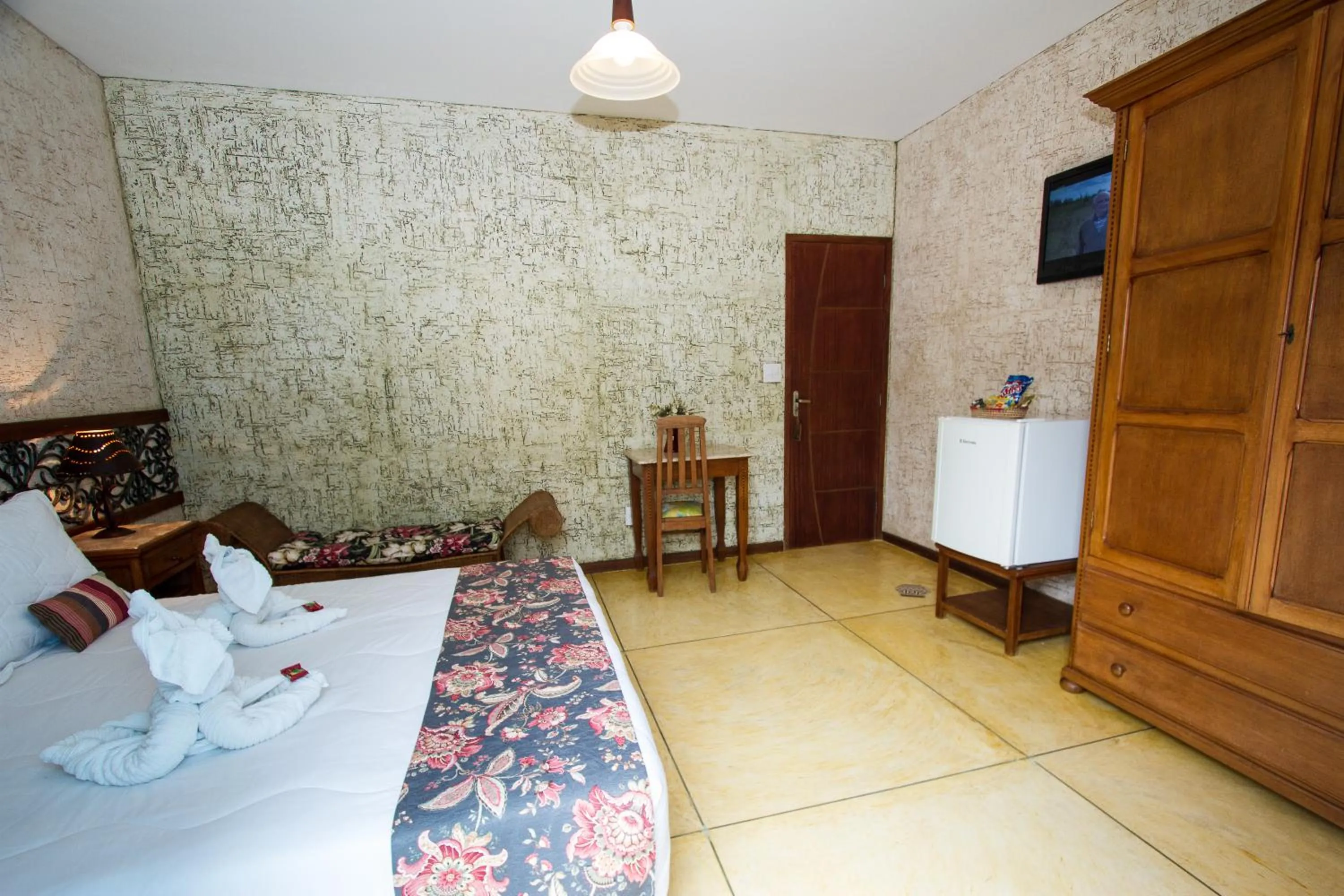 Bed in Pousada Brasil Nativo