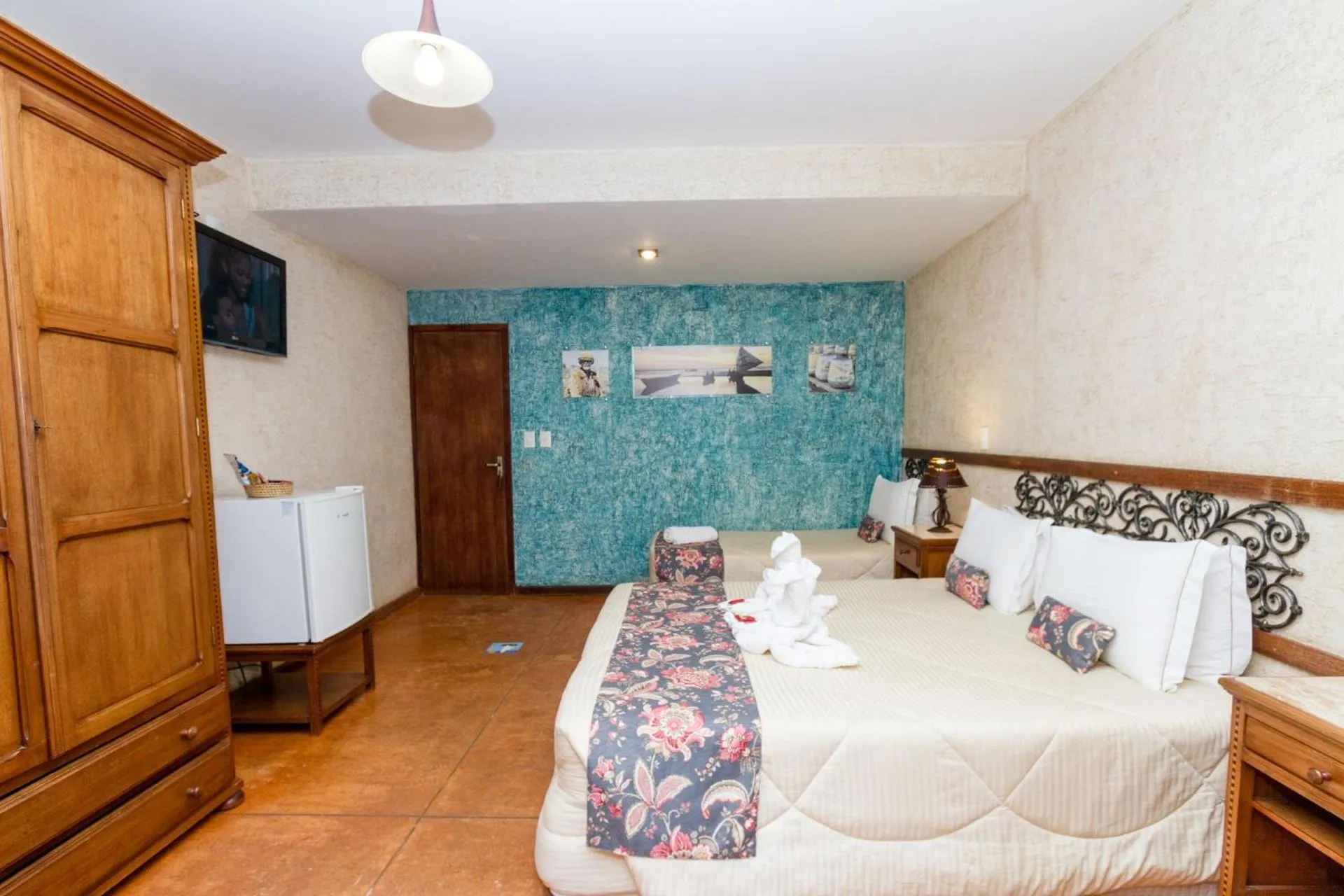 Bed in Pousada Brasil Nativo