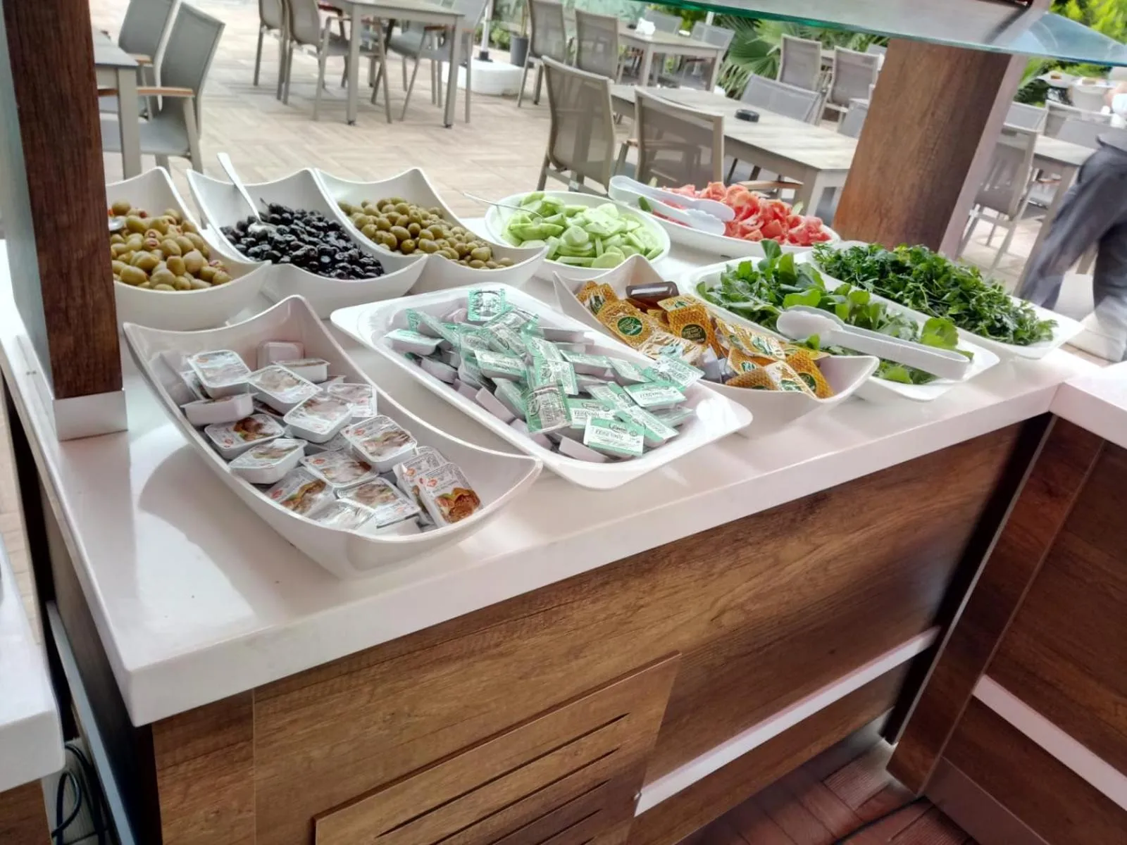 Buffet breakfast in Sunway Club Otel