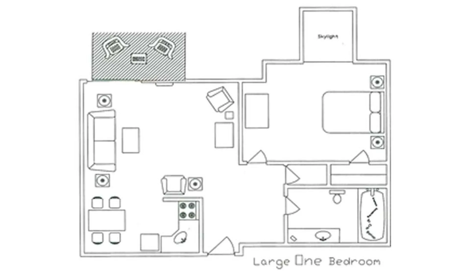Floor plan in Stoneridge Resort