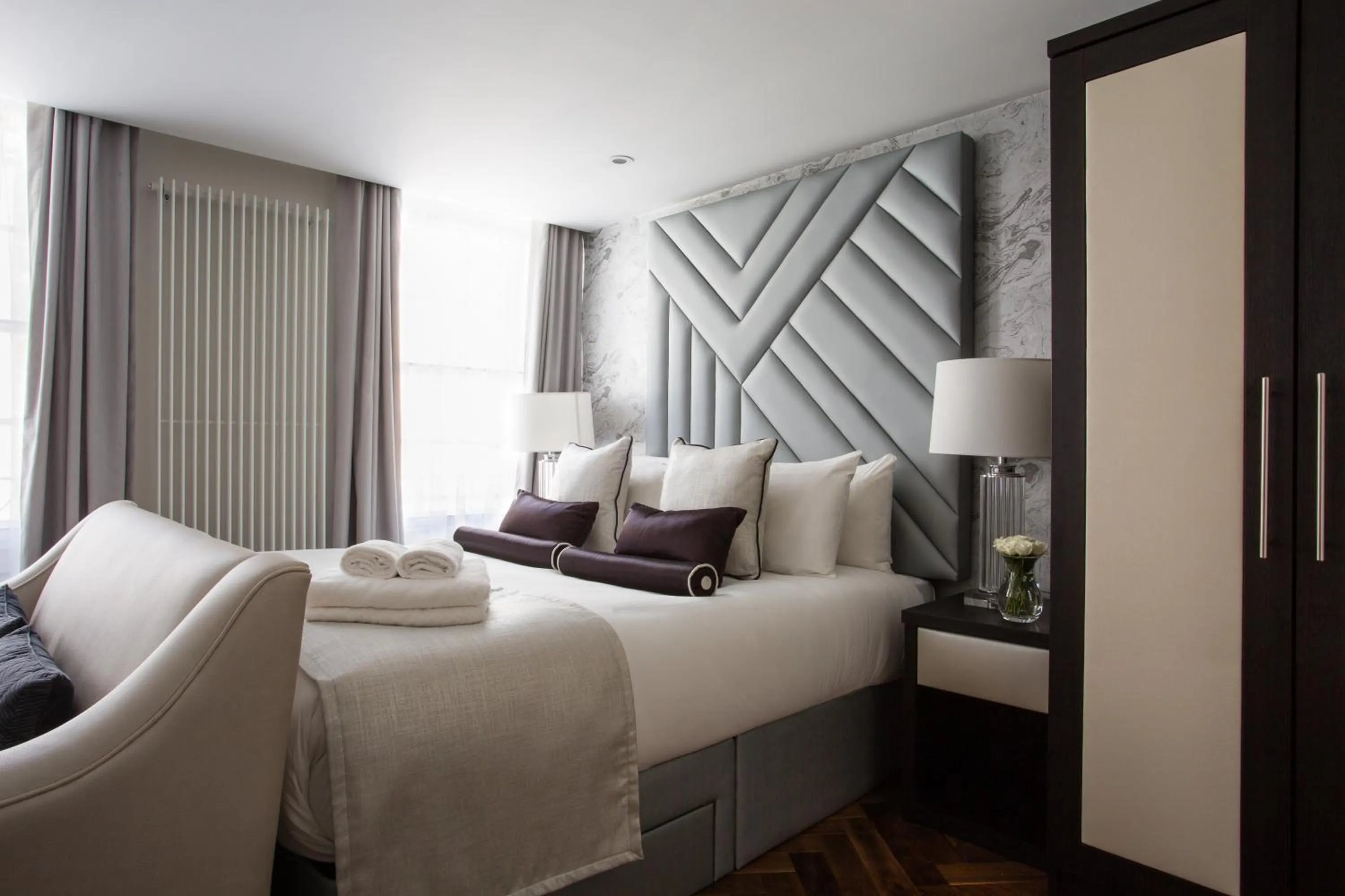 Bedroom, Bed in Baker Street by Viridian Apartments