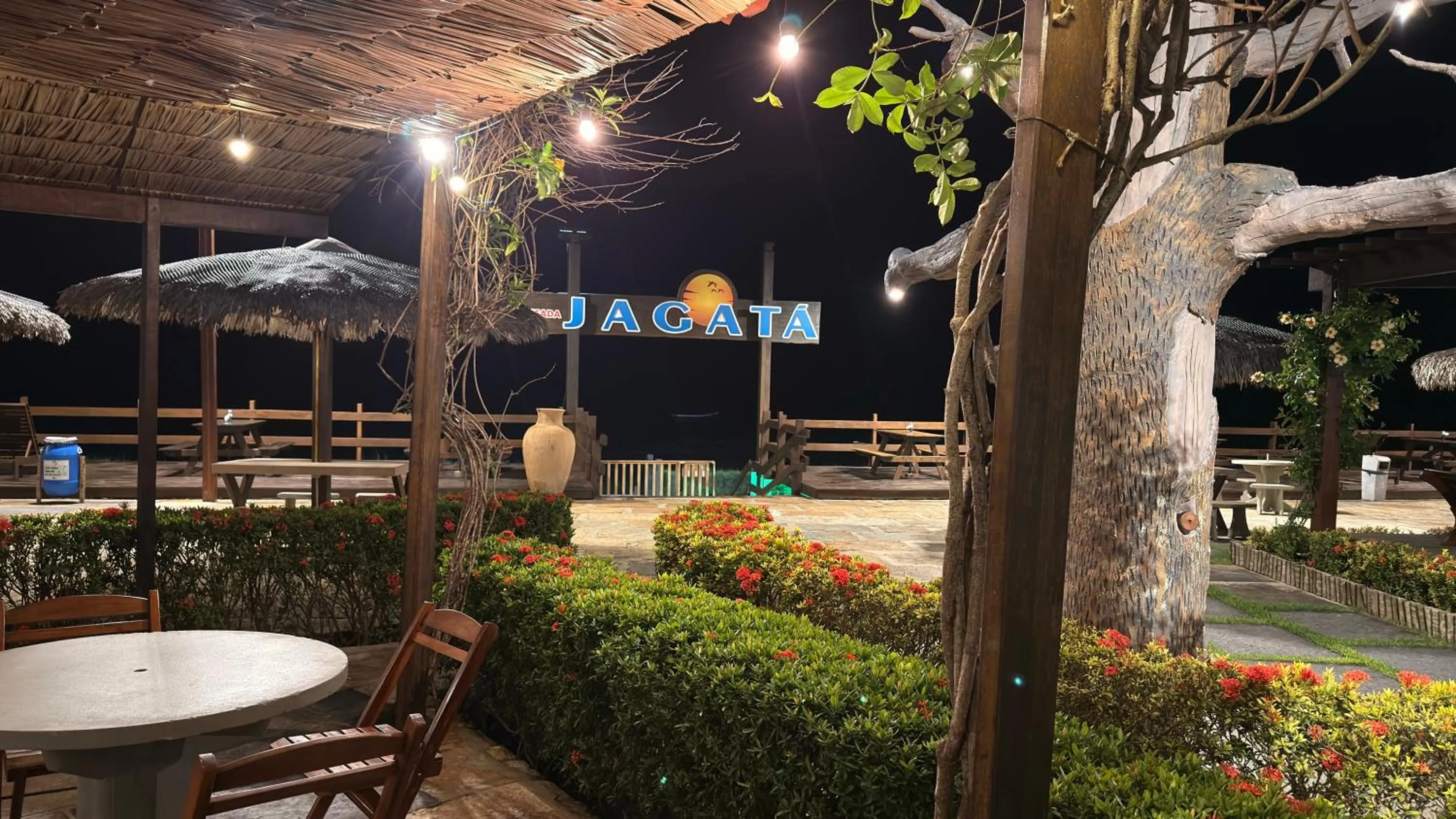 Garden view in Pousada Jagatá