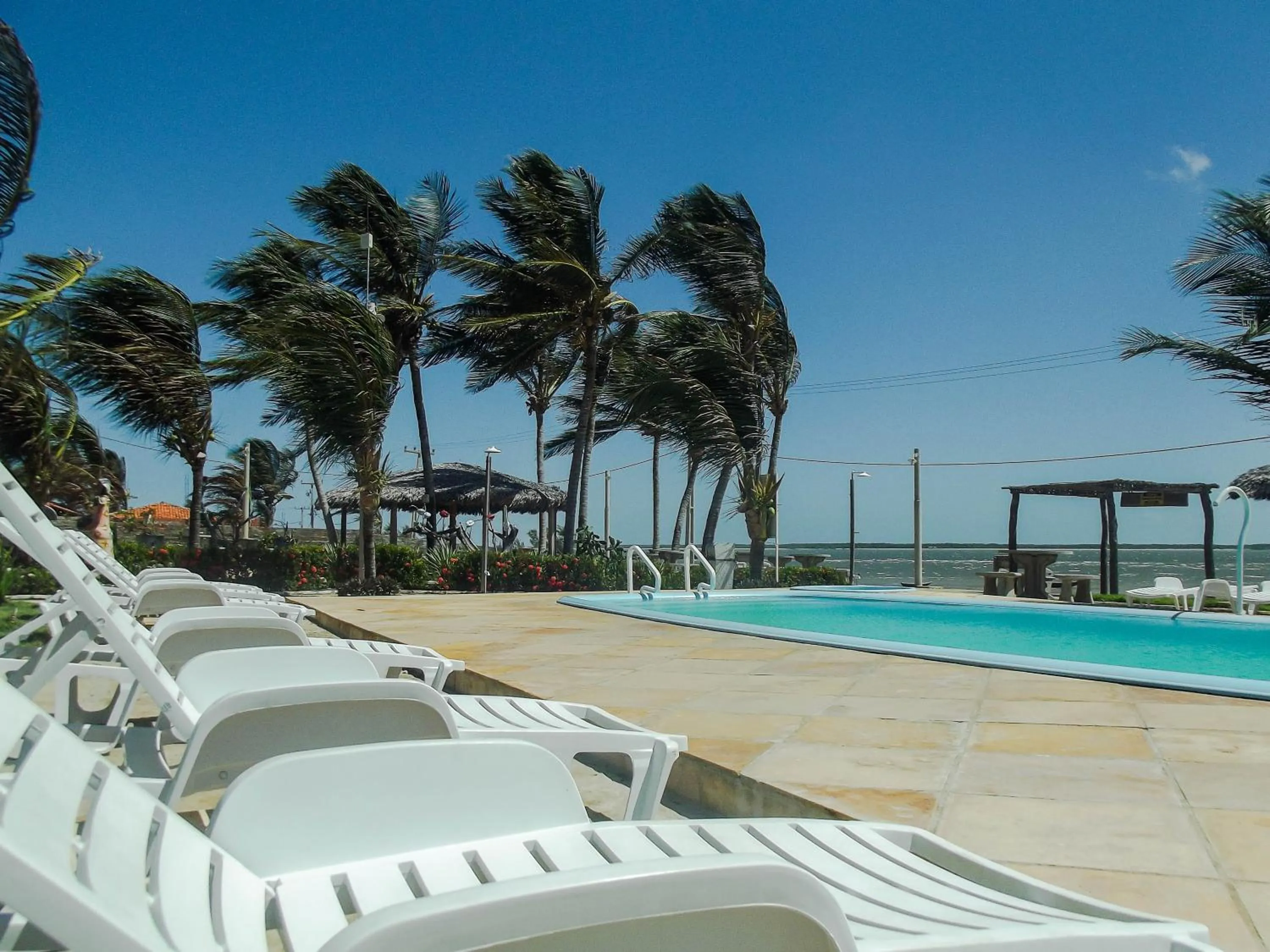 Swimming pool in Pousada Jagatá