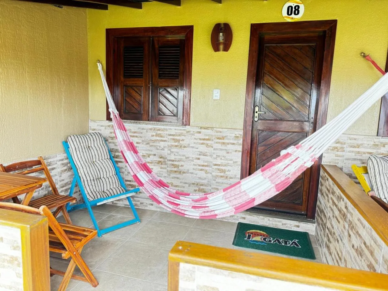 Patio in Pousada Jagatá