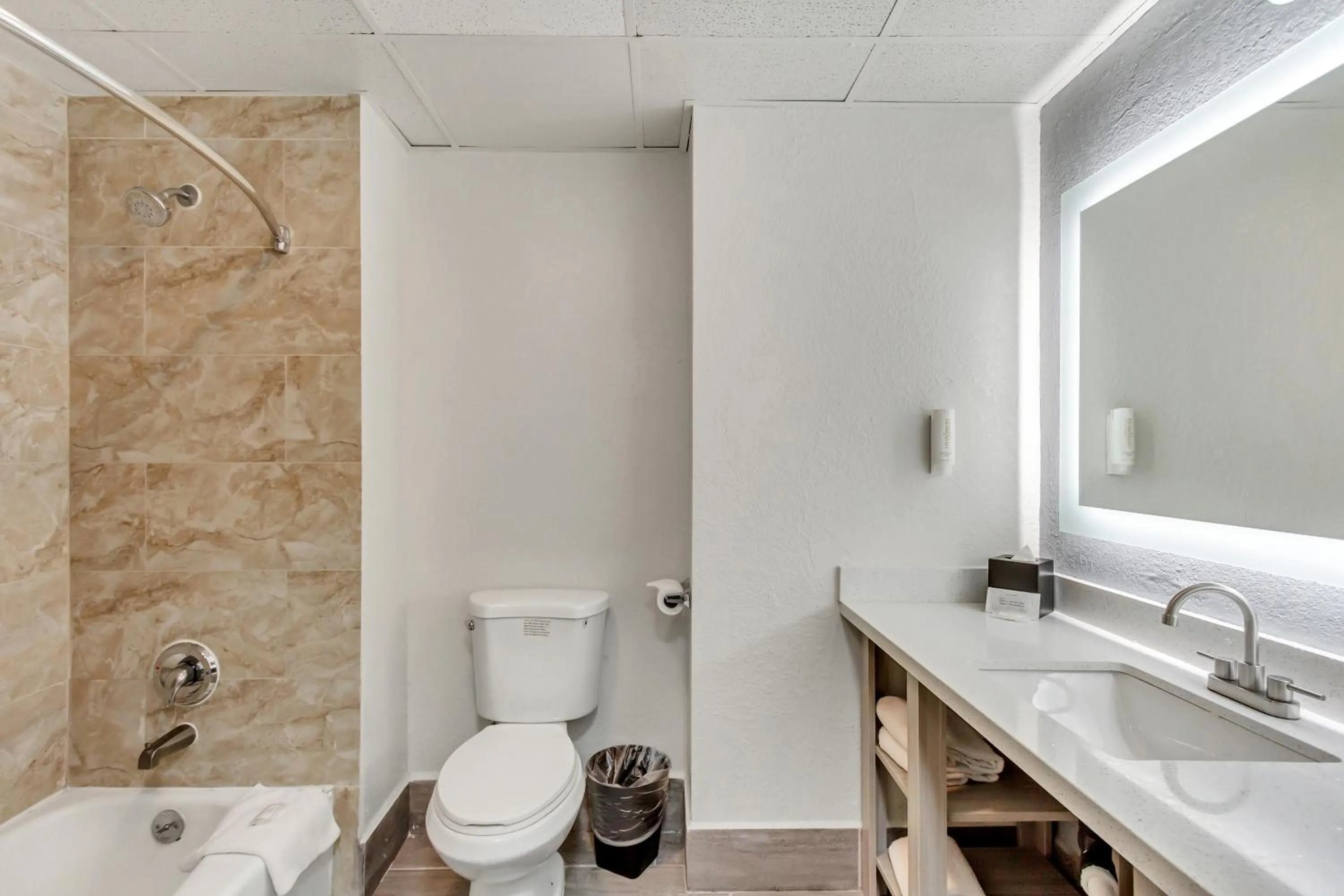 Bathroom in Clarion Inn Salt Lake City Airport