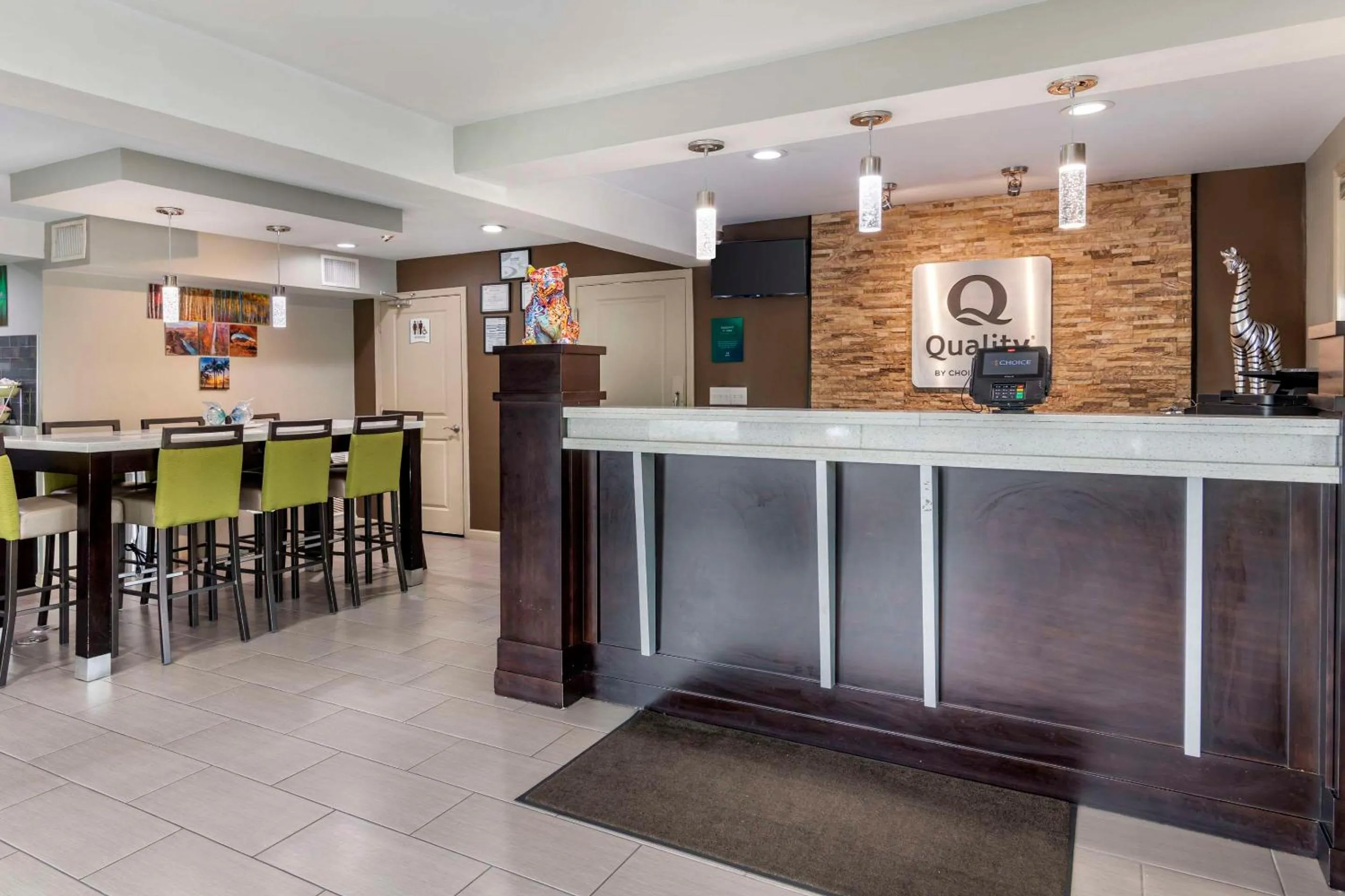 Lobby or reception in Quality Inn & Suites Athens University Area