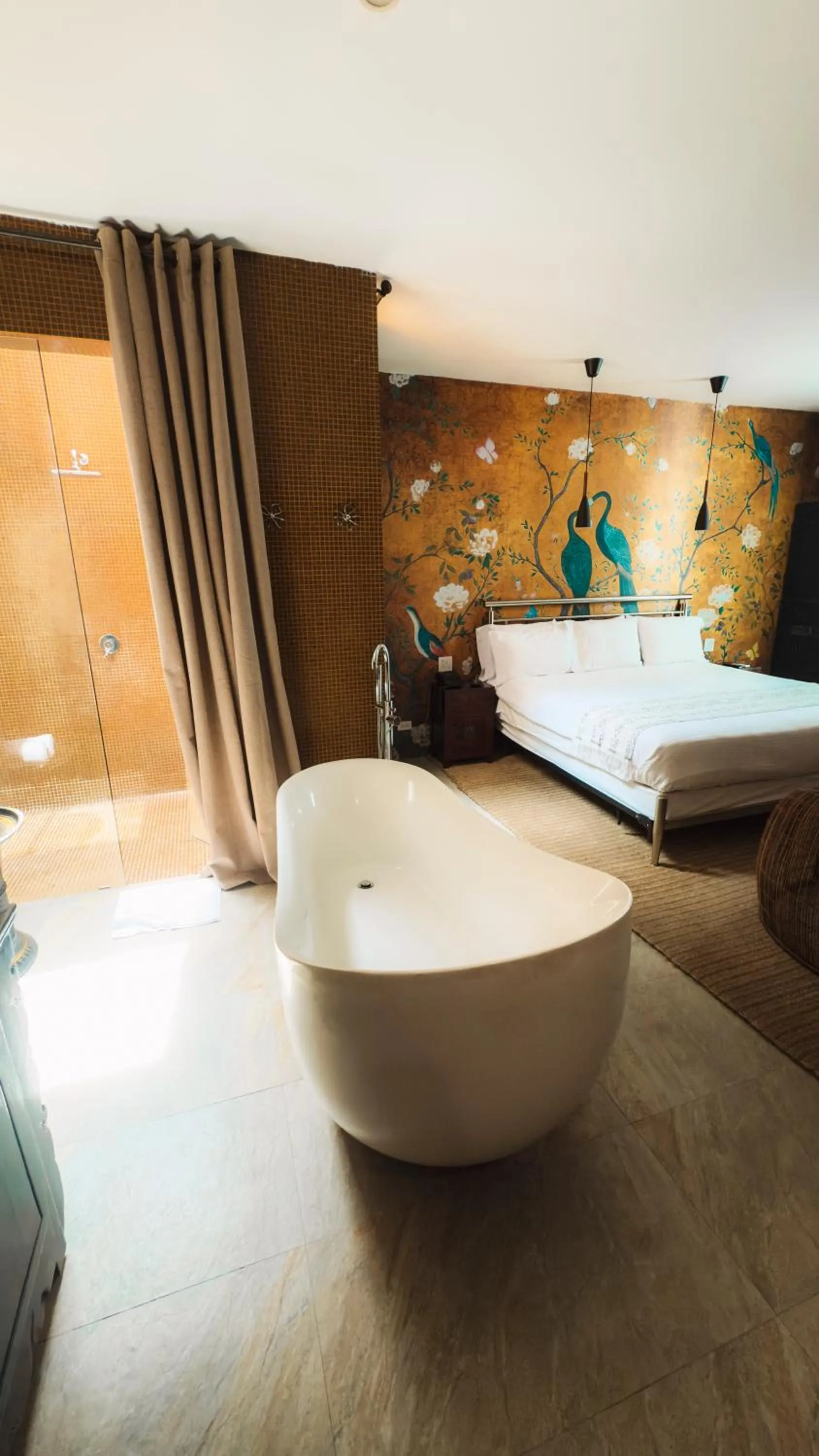 Bathroom, Bed in Casa Harb Hotel Boutique