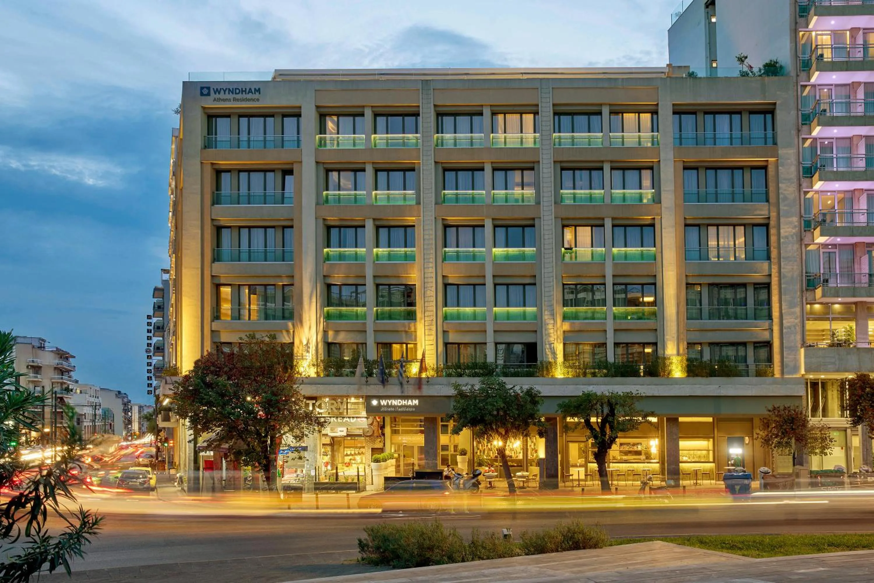 Property building in Zeus Essence Wyndham Athens Residence