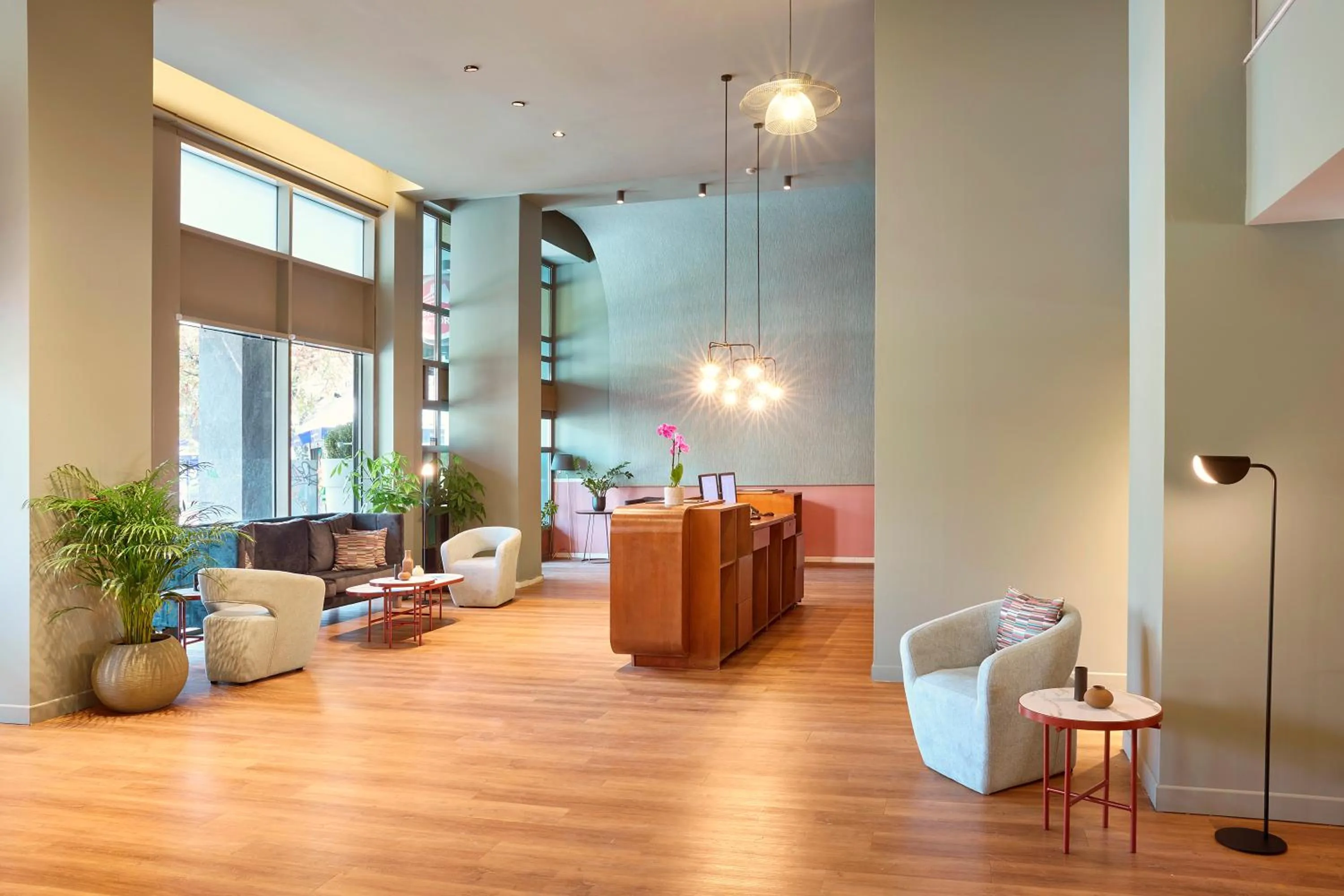 Lobby or reception in Zeus Essence Wyndham Athens Residence