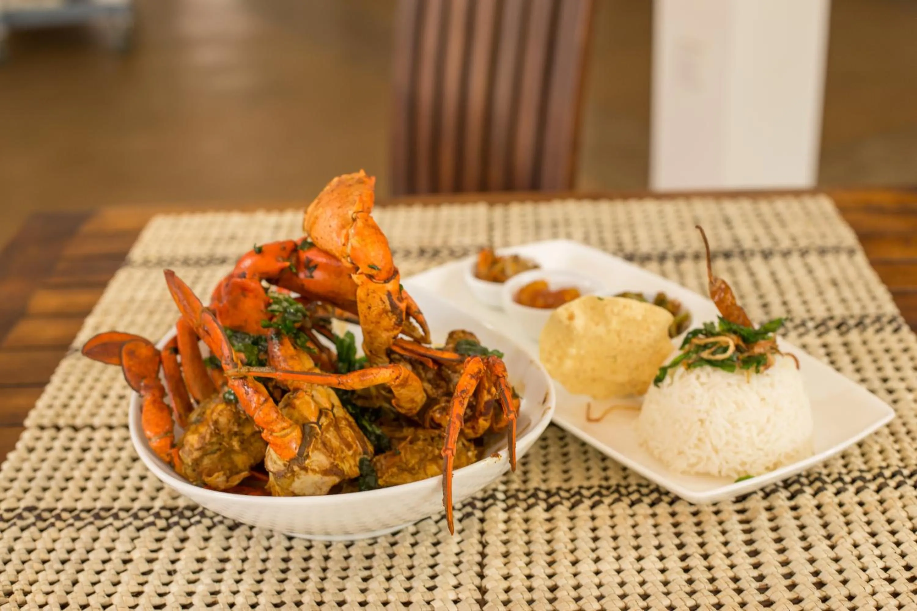Food close-up in Nilaveli Beach Hotel