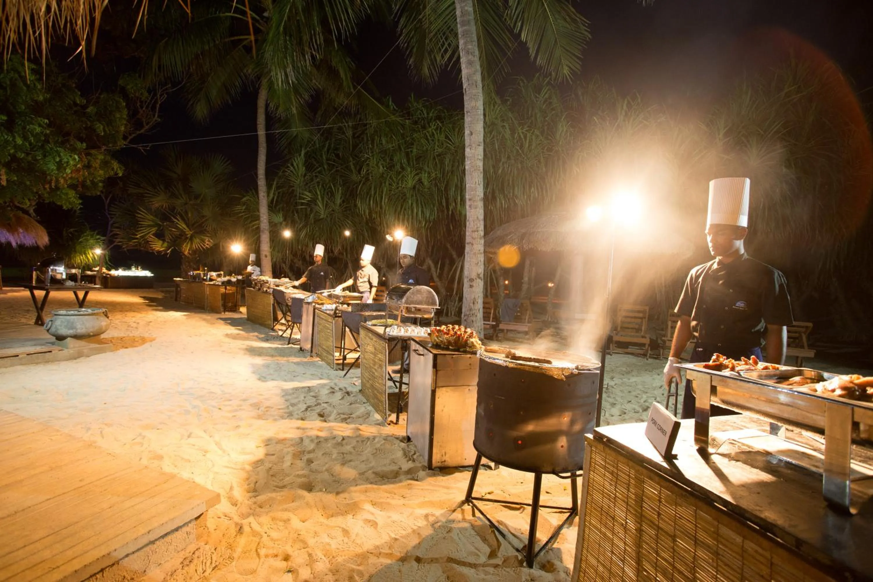 BBQ facilities in Nilaveli Beach Hotel