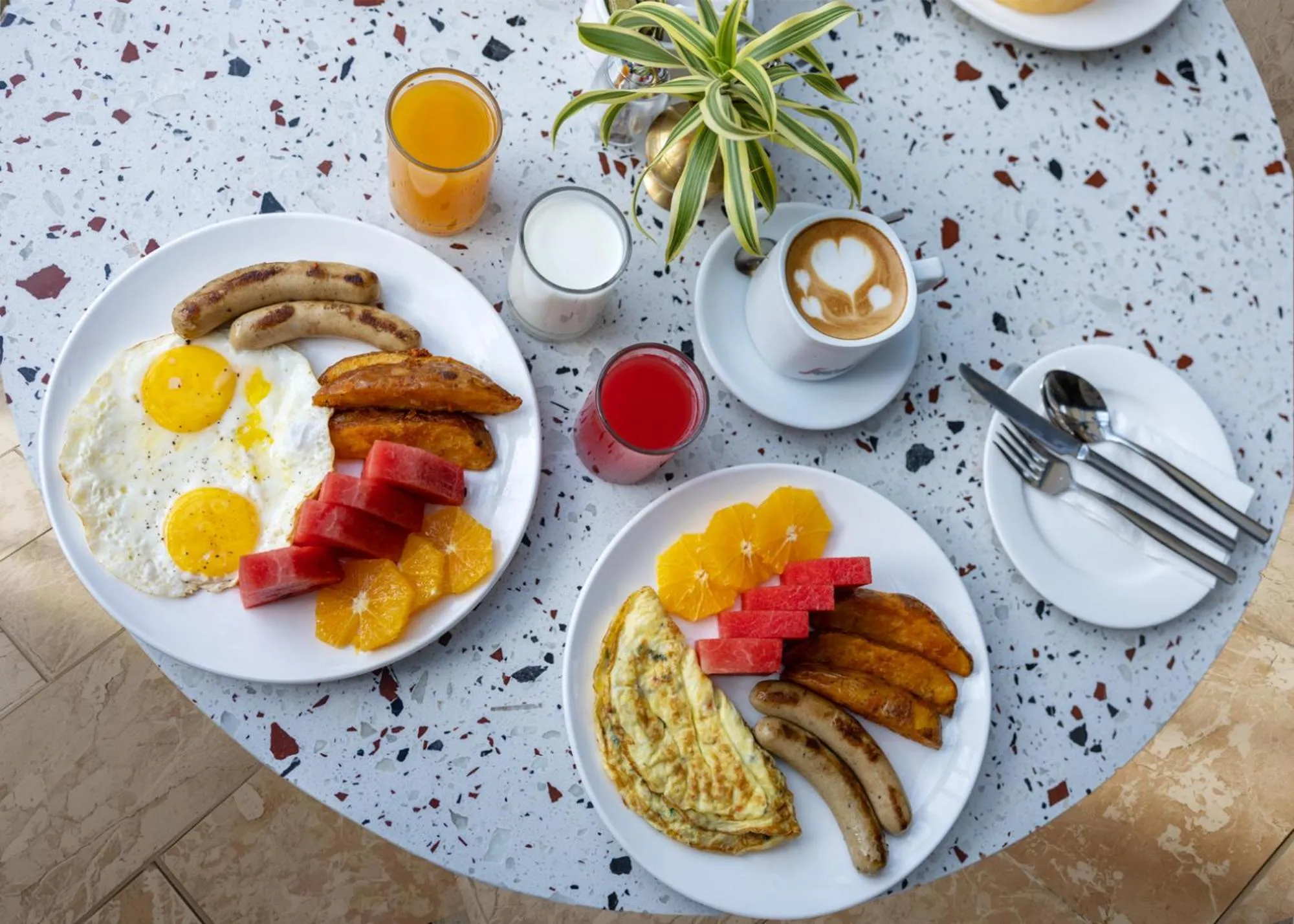 Breakfast in Temple Tree Resort & Spa, Pokhara