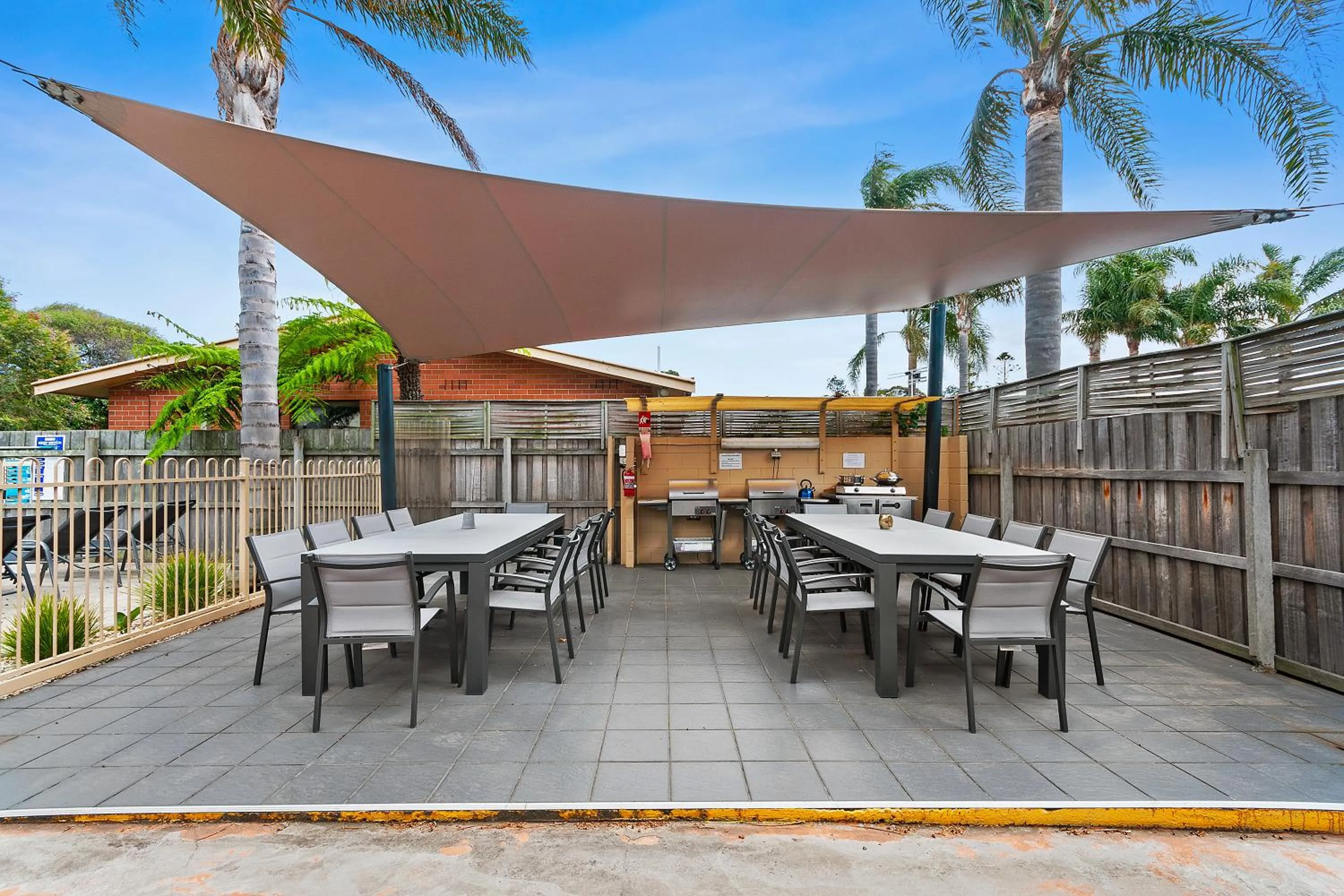 BBQ facilities in Allambi Holiday Apartments