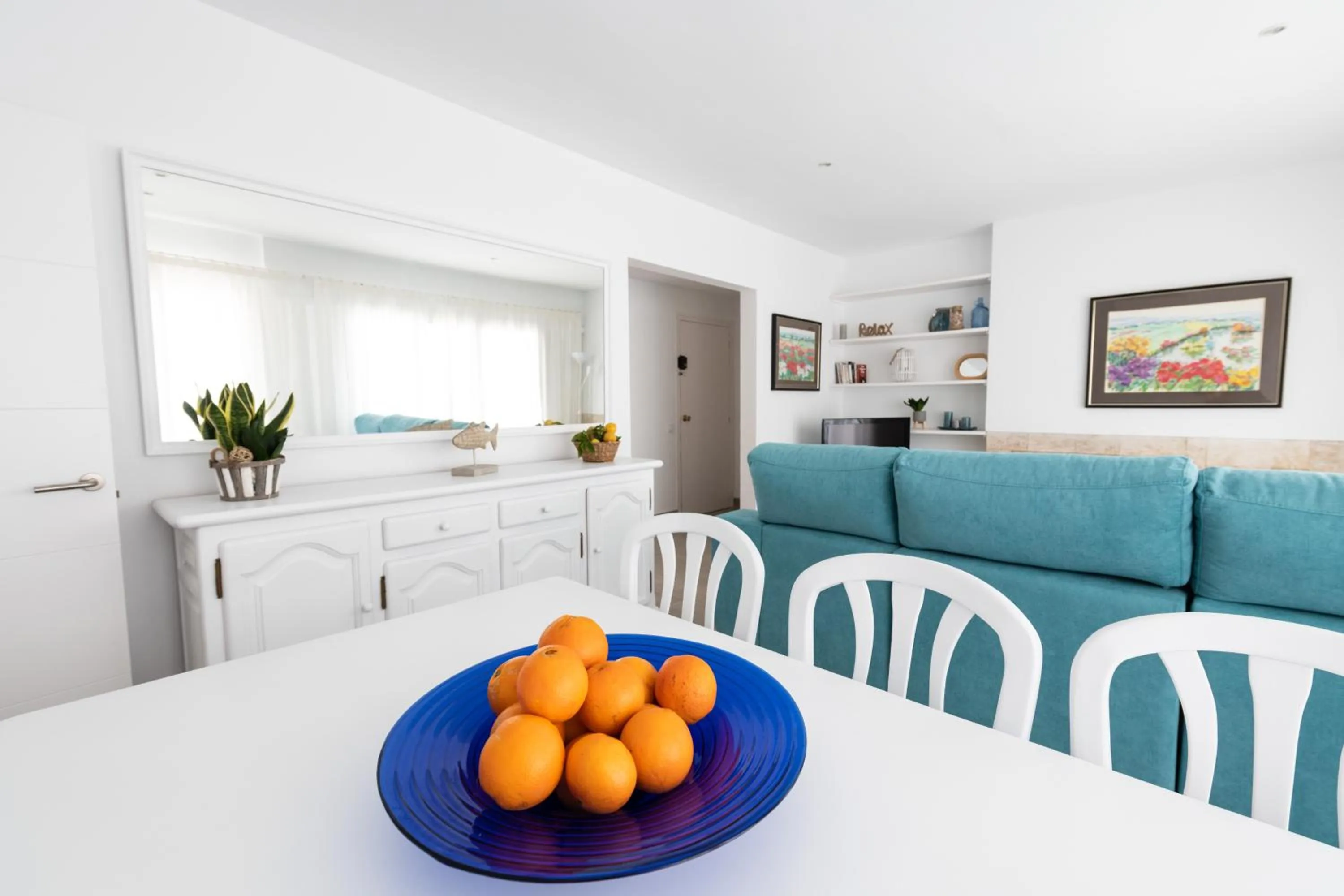 Dining area in Apartamentos Marblau