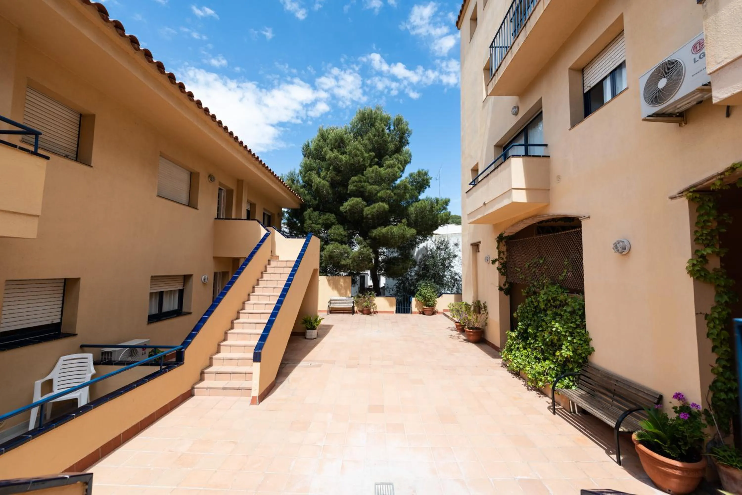 Patio in Apartamentos Marblau