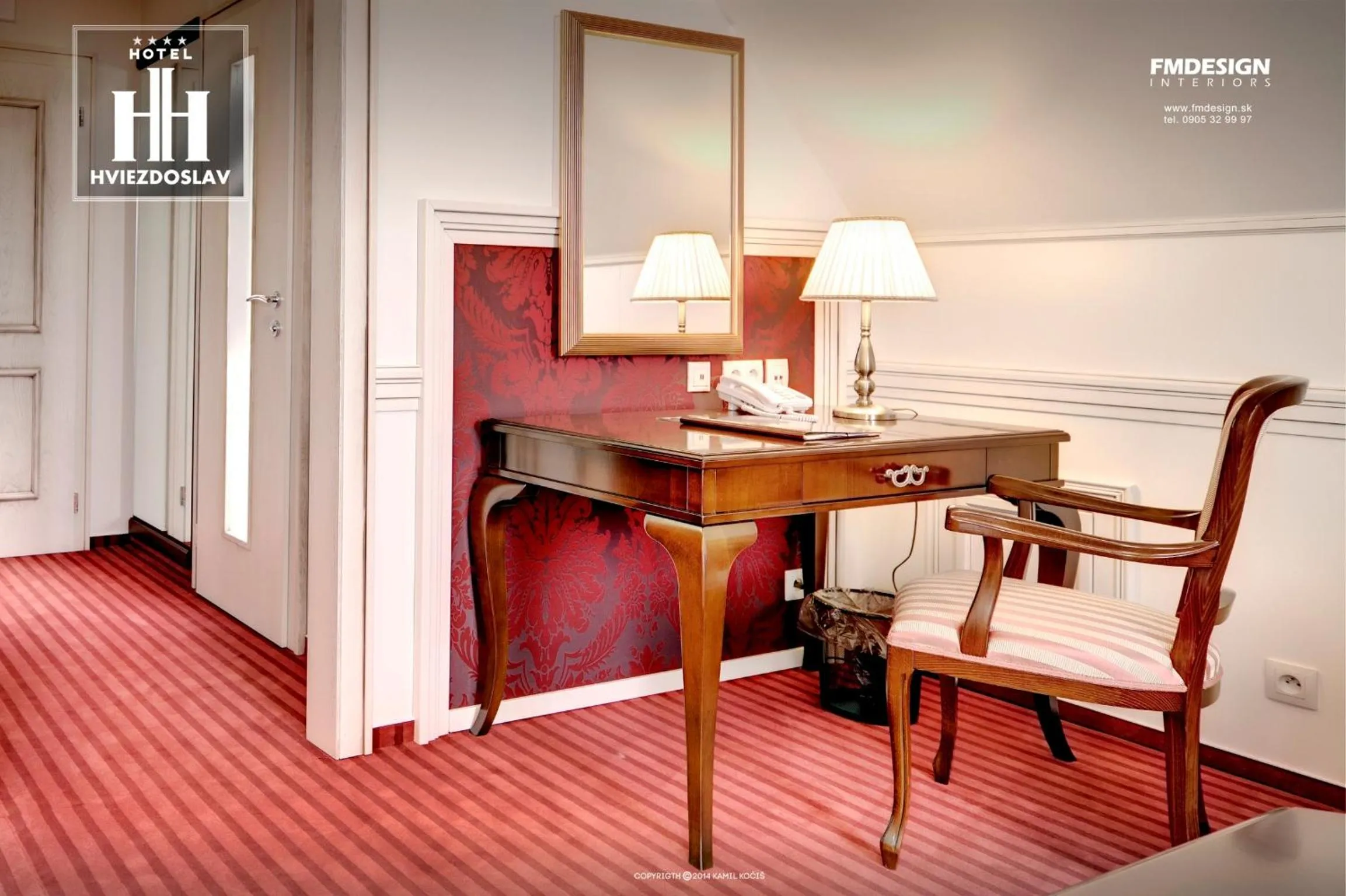 Decorative detail, Bed in Boutique Hotel Hviezdoslav