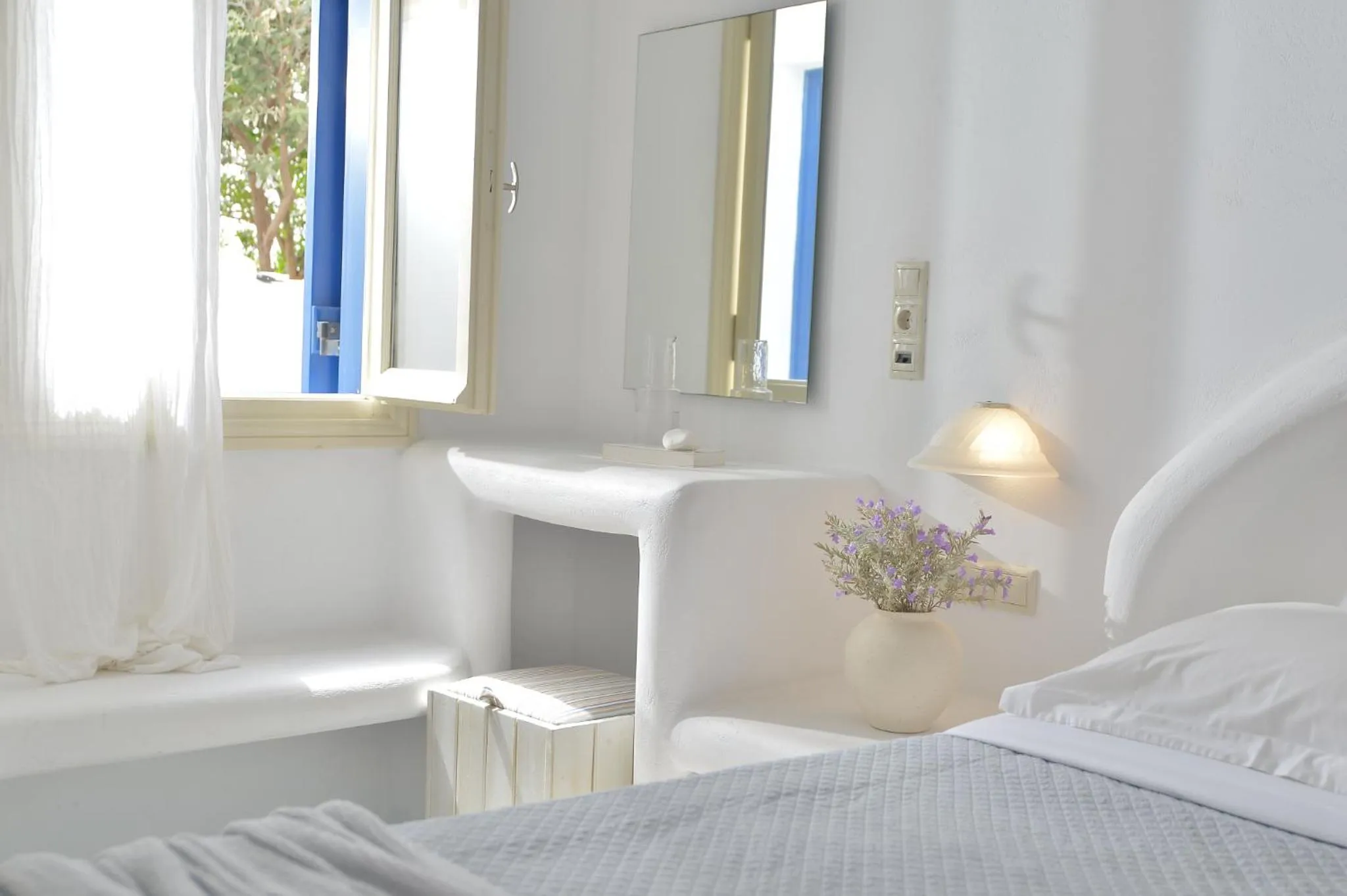 Bed in Hotel Mediterranean