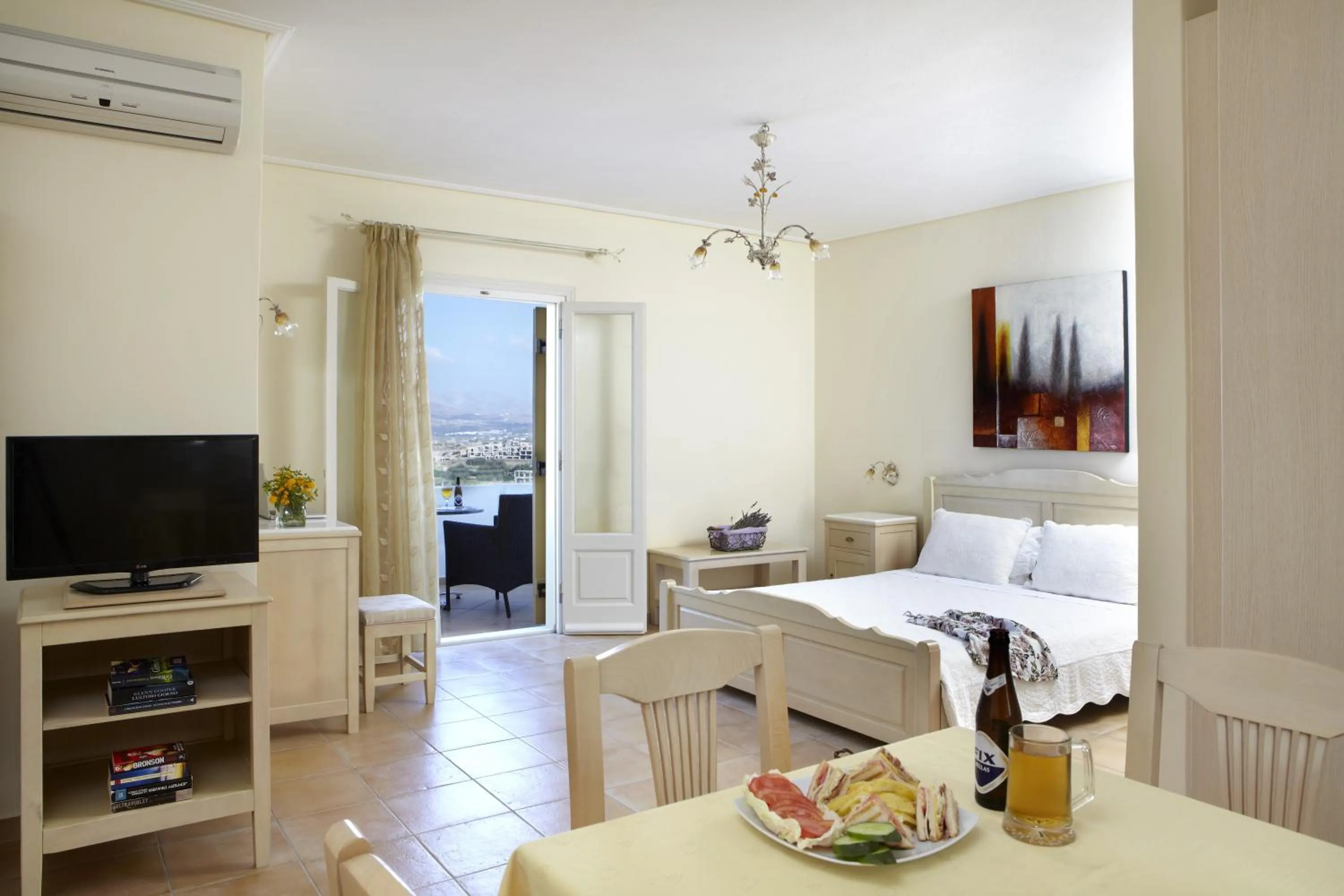 Bed in Hotel Mediterranean