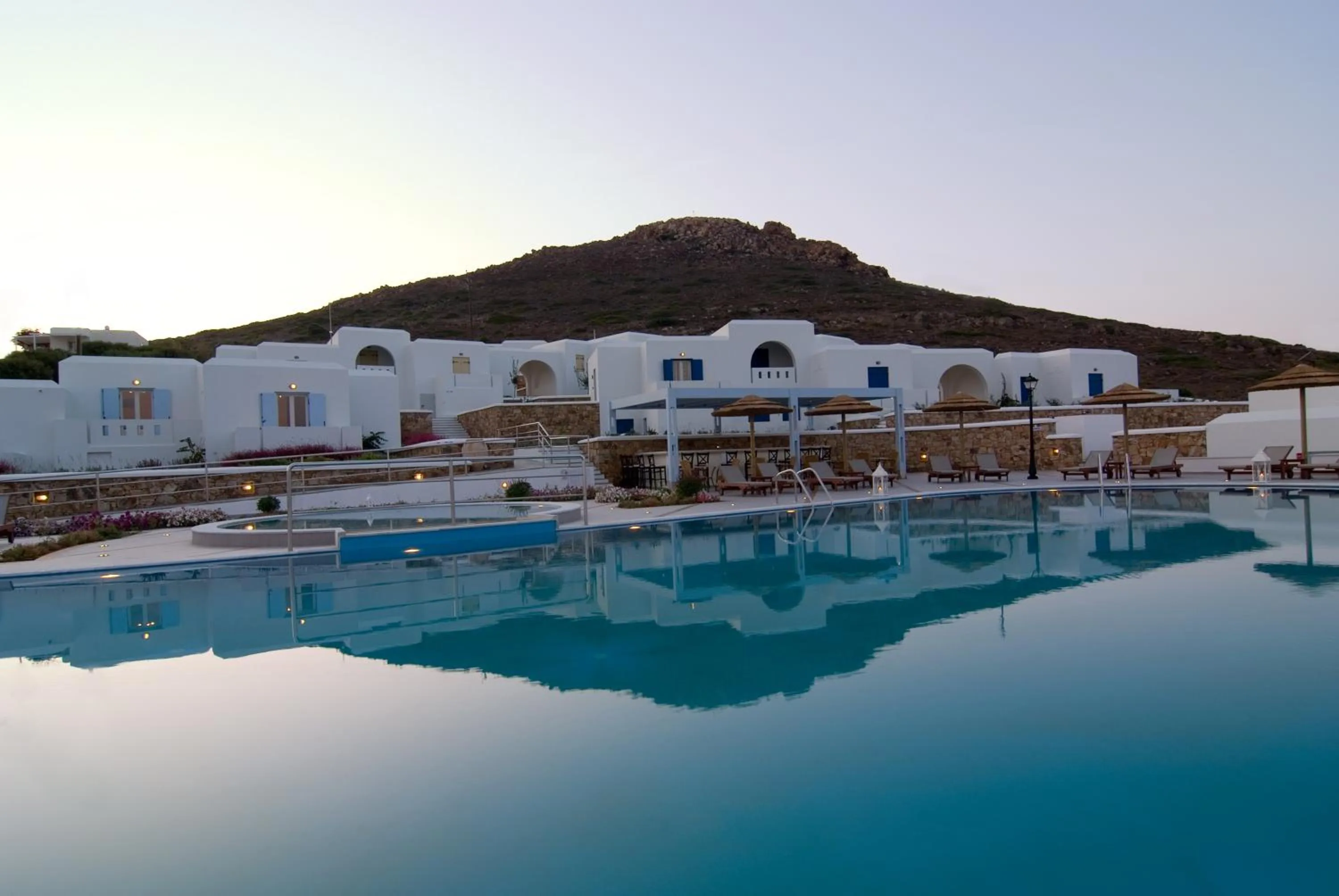 Sunset in Hotel Mediterranean