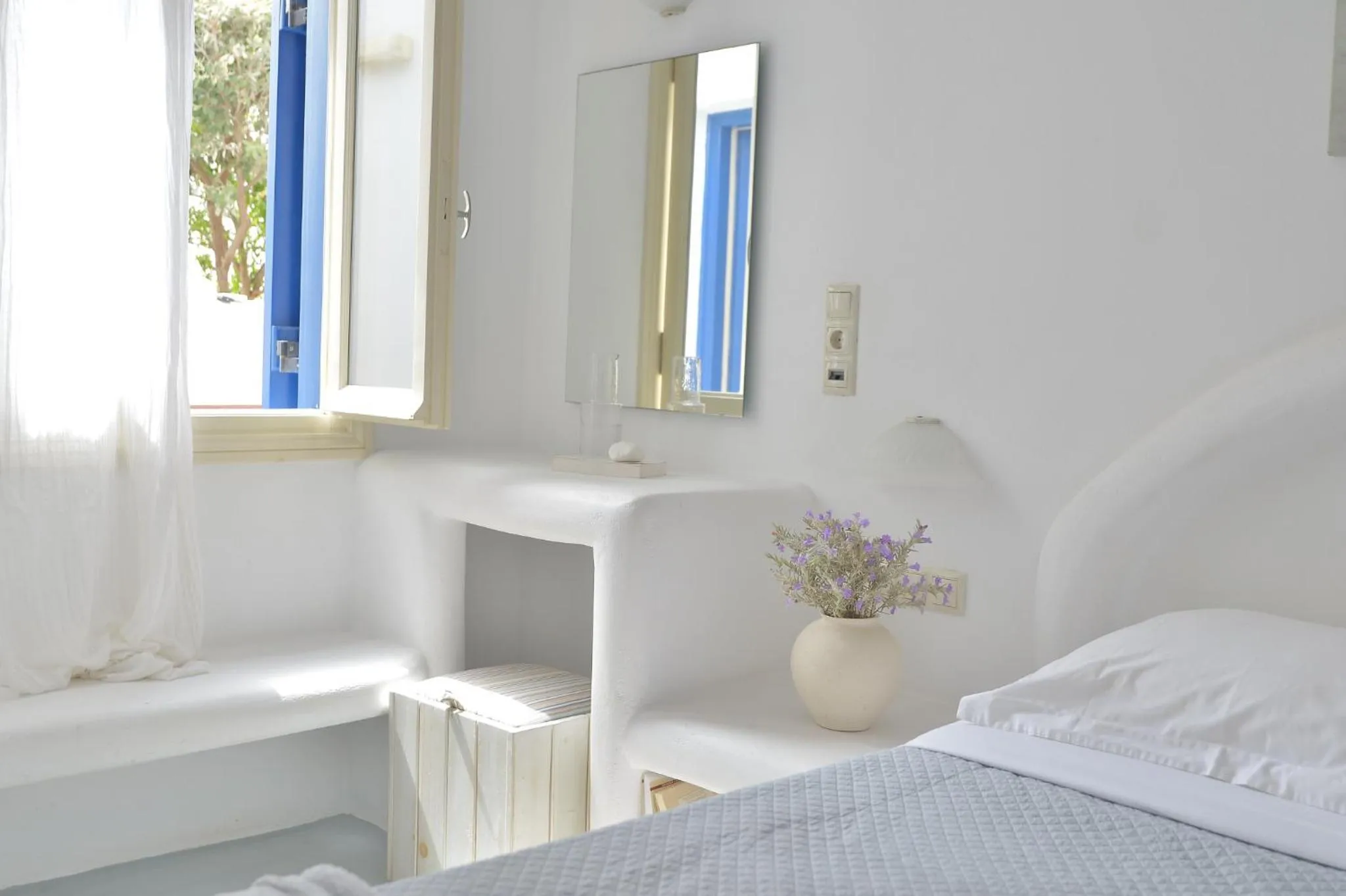 Bed in Hotel Mediterranean