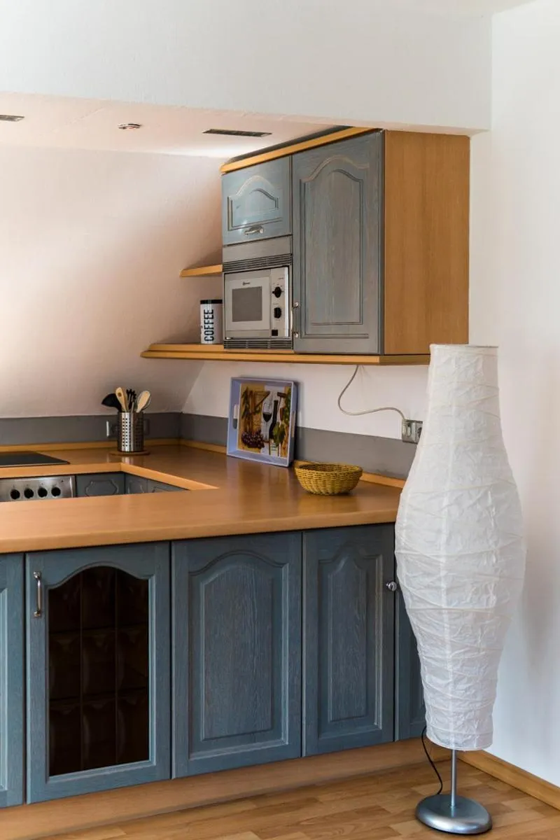 Kitchen or kitchenette in Landhotel Cafe Prälank