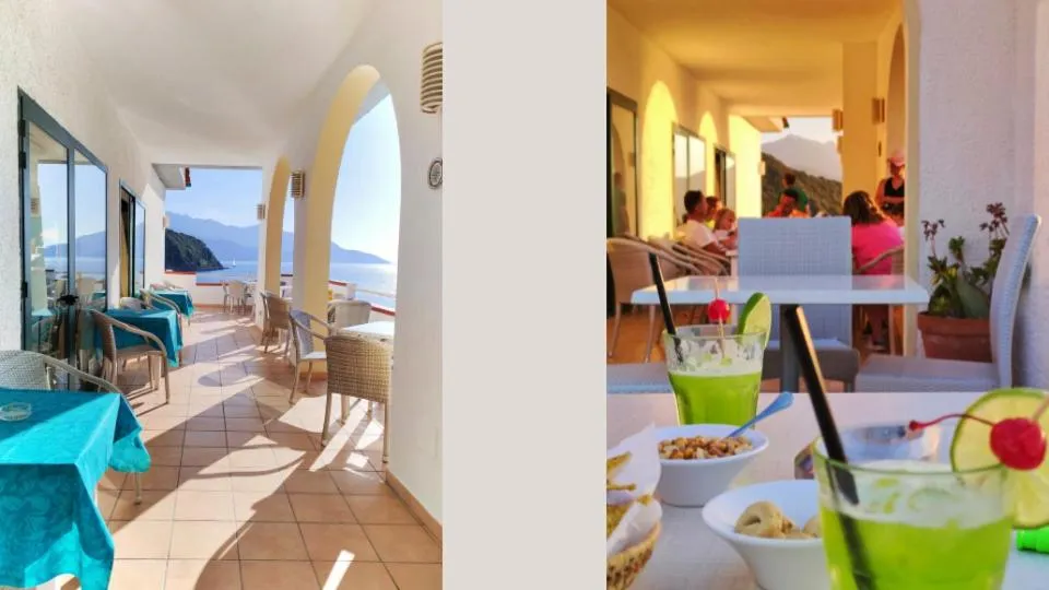 Patio in Hotel Scoglio Bianco