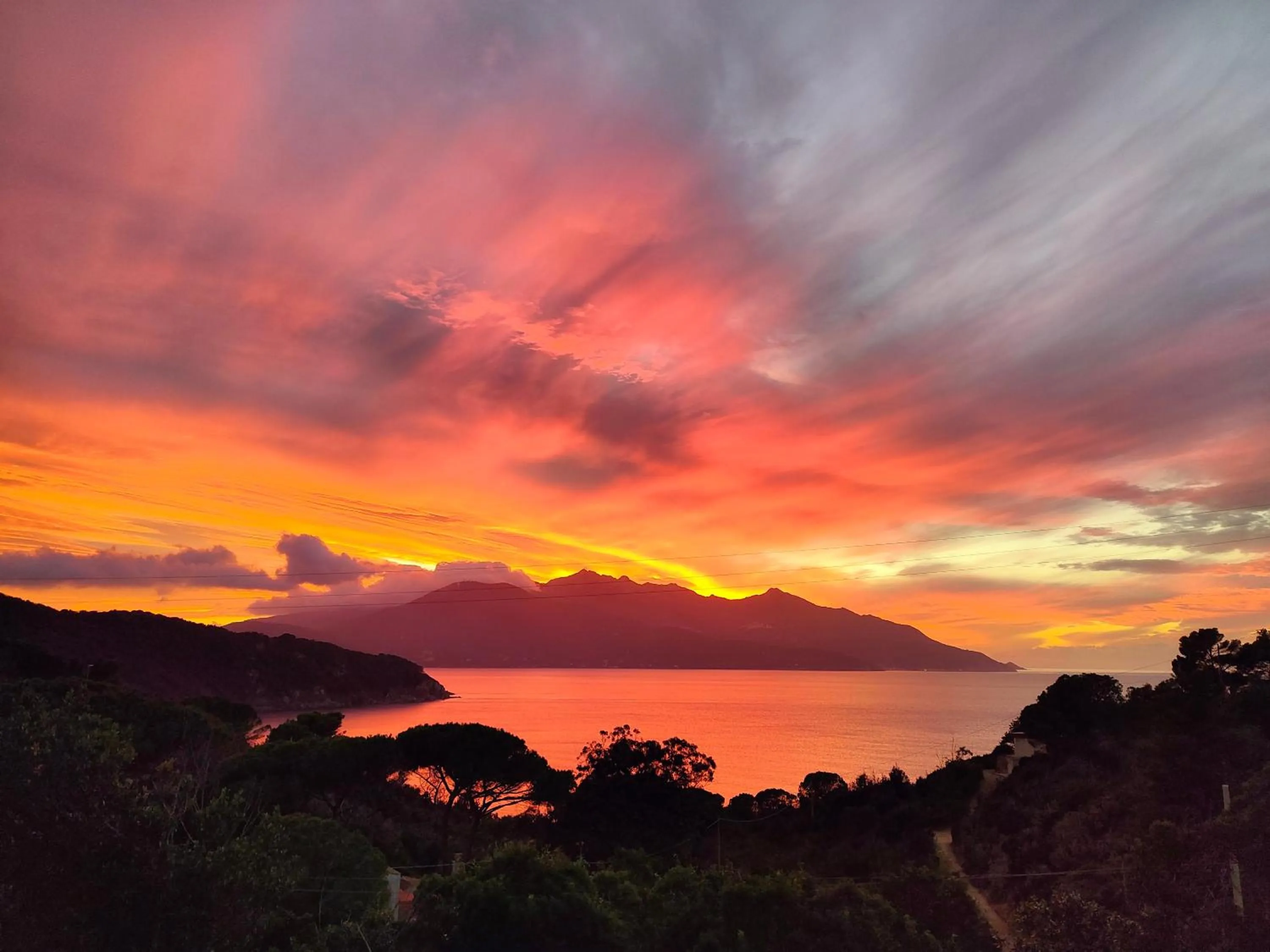 Natural landscape in Hotel Scoglio Bianco