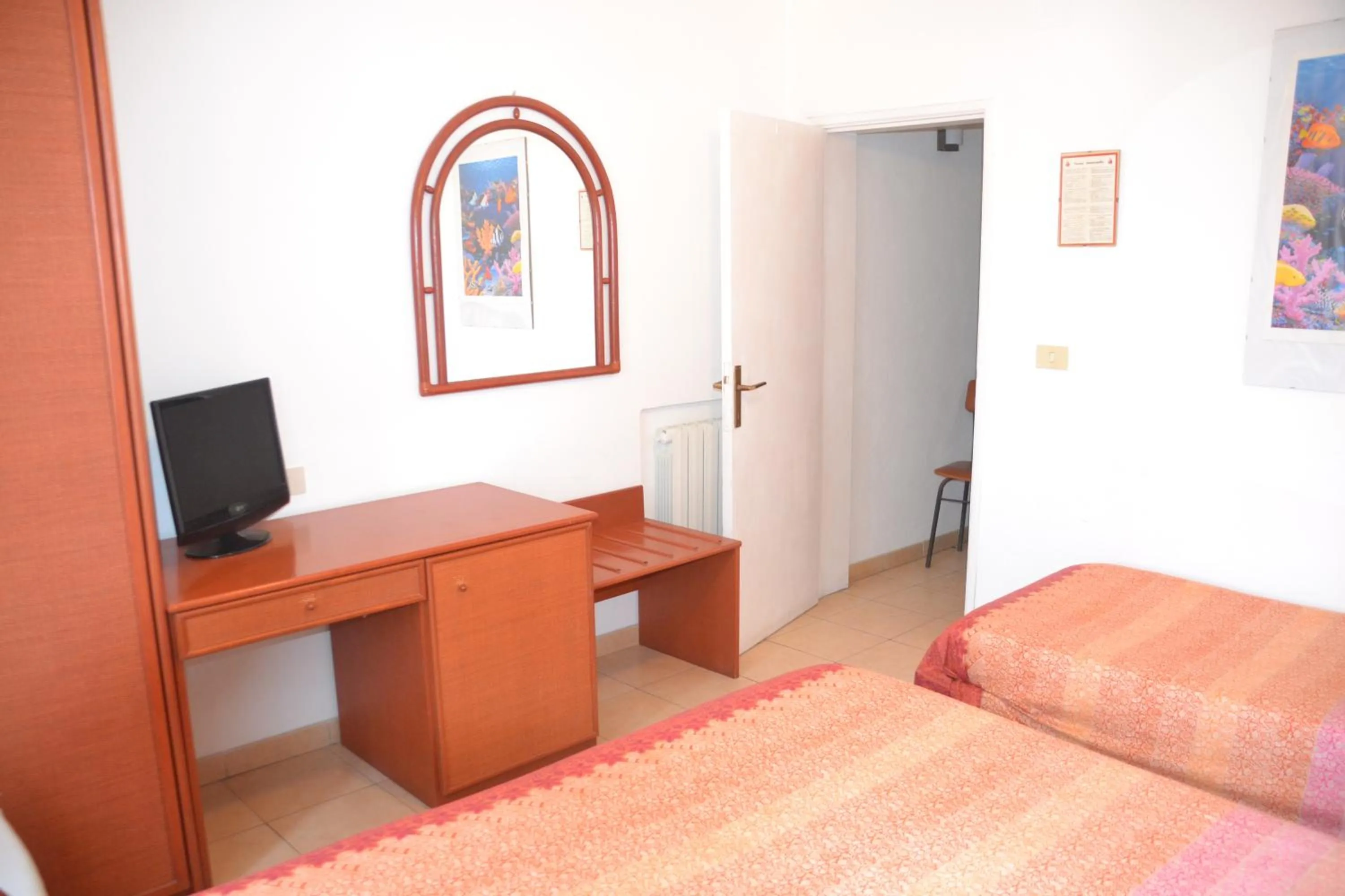 Bed in Hotel Scoglio Bianco