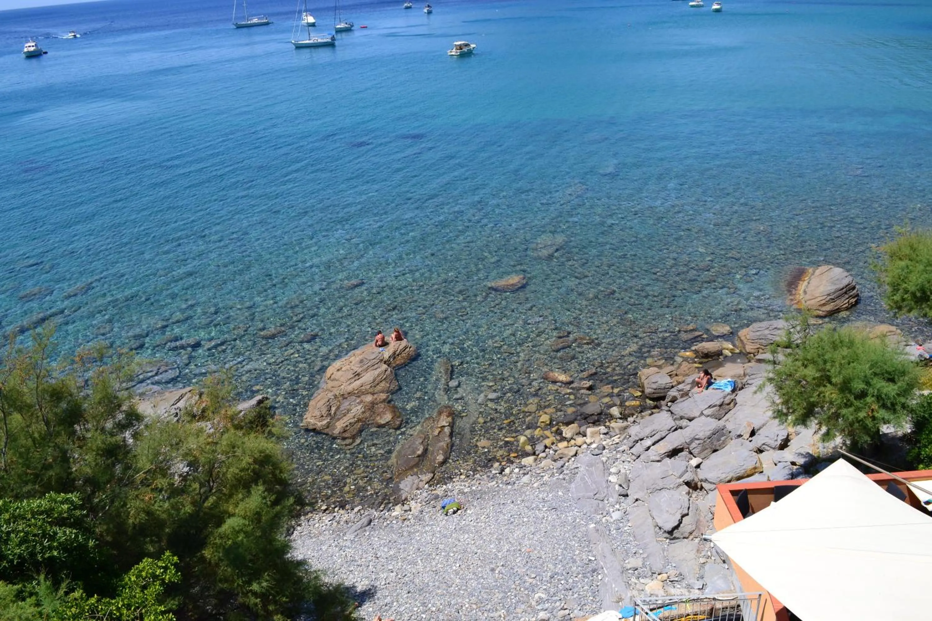 Beach in Hotel Scoglio Bianco