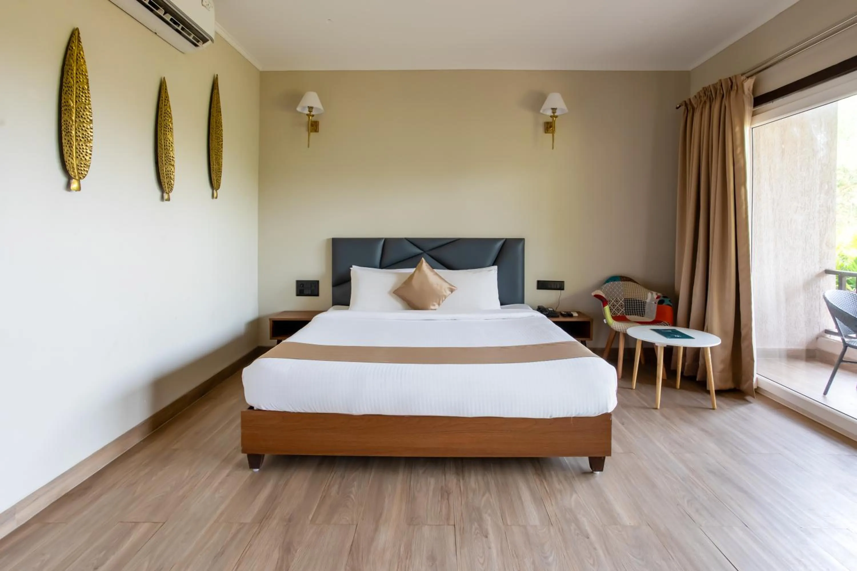 Bed in Stone Wood Resort, Mandrem