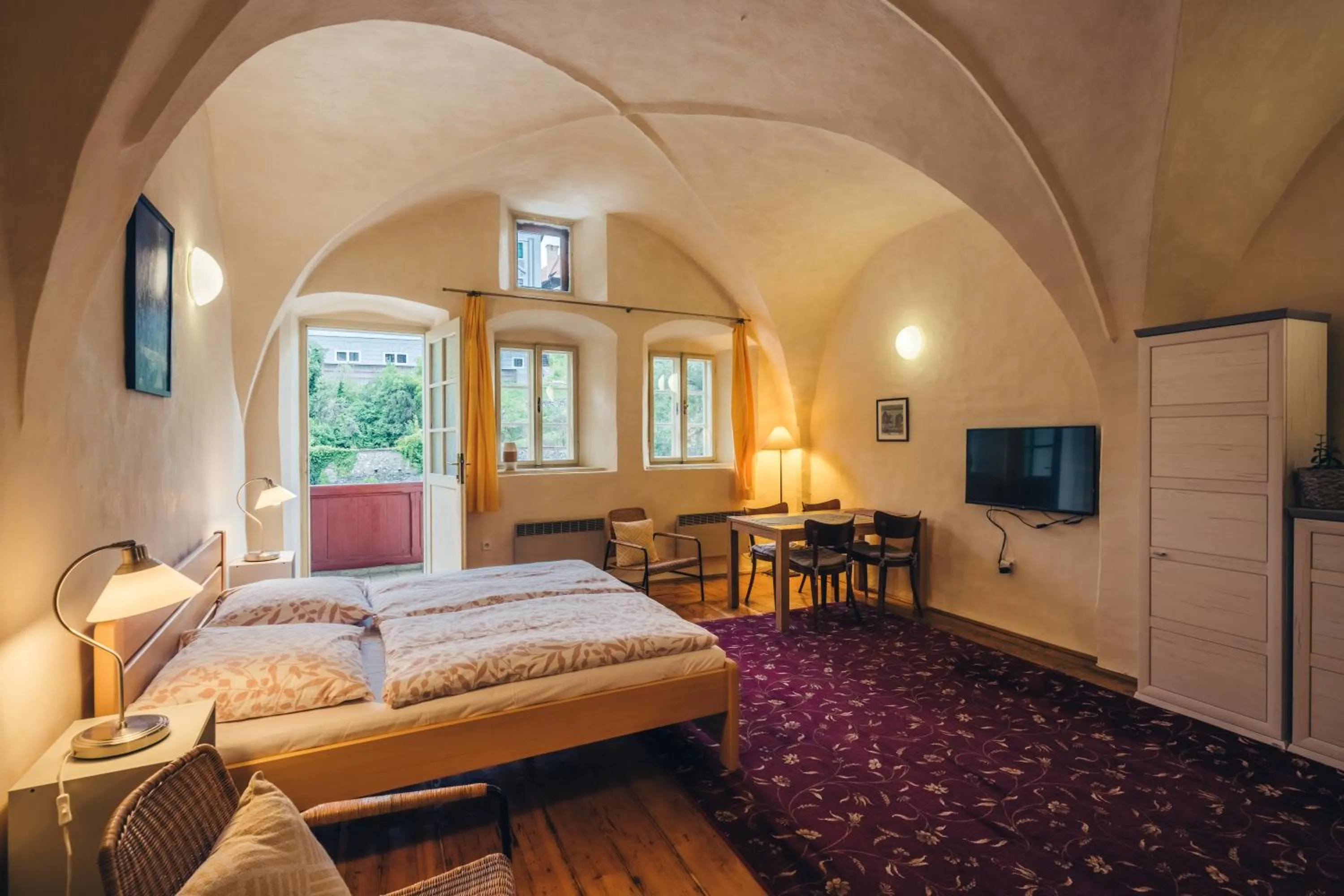 Bed in Downtown Apartments