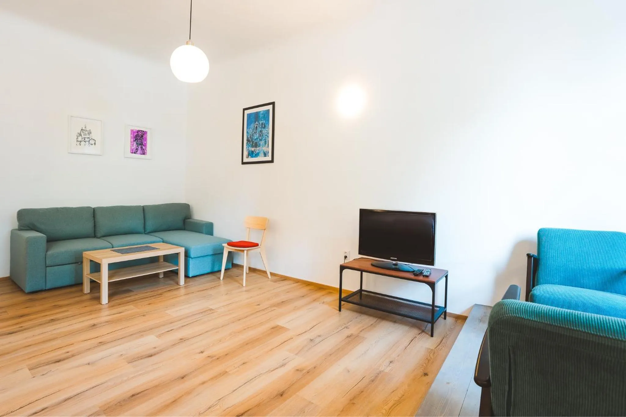 Living room in Downtown Apartments