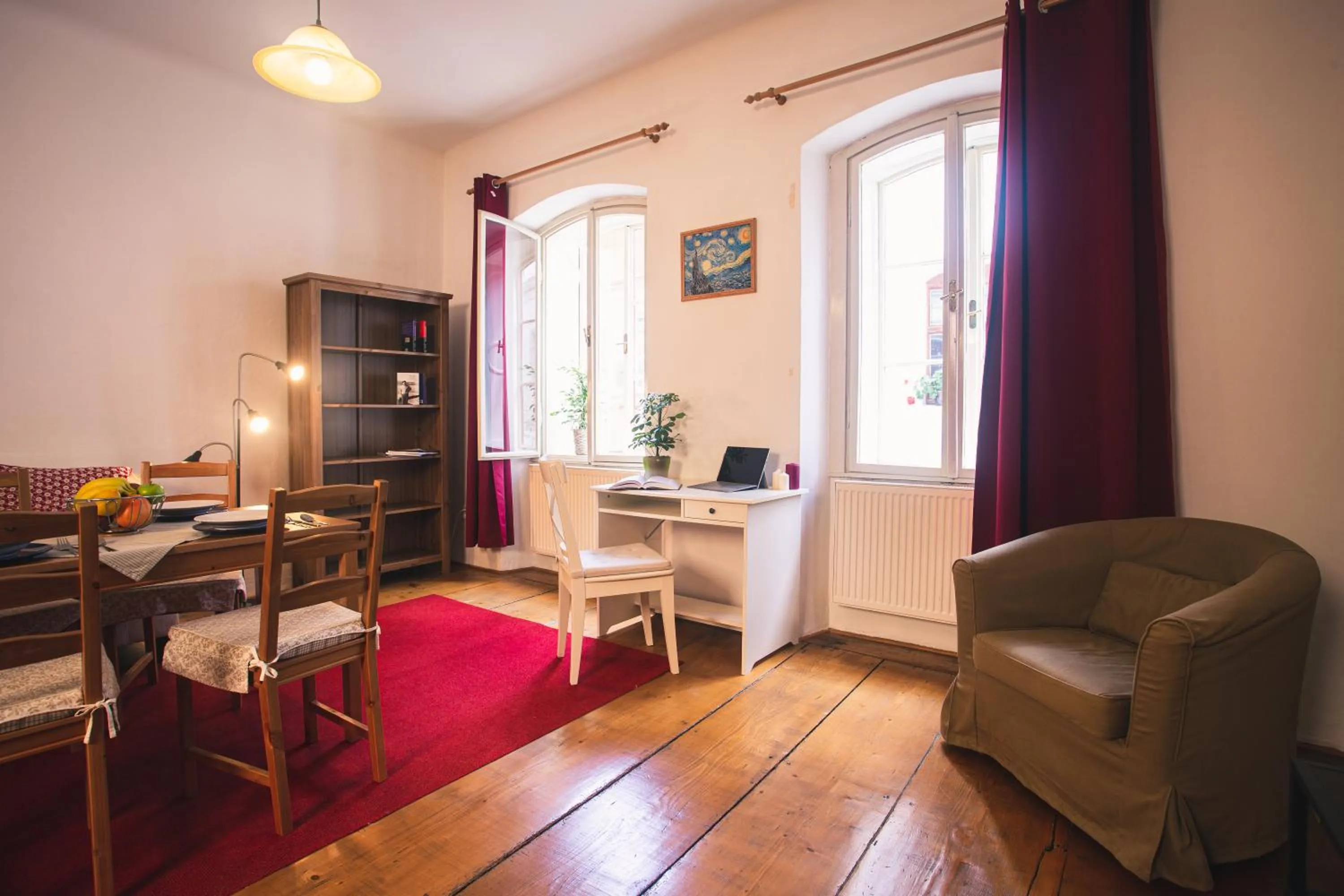 Seating area in Downtown Apartments