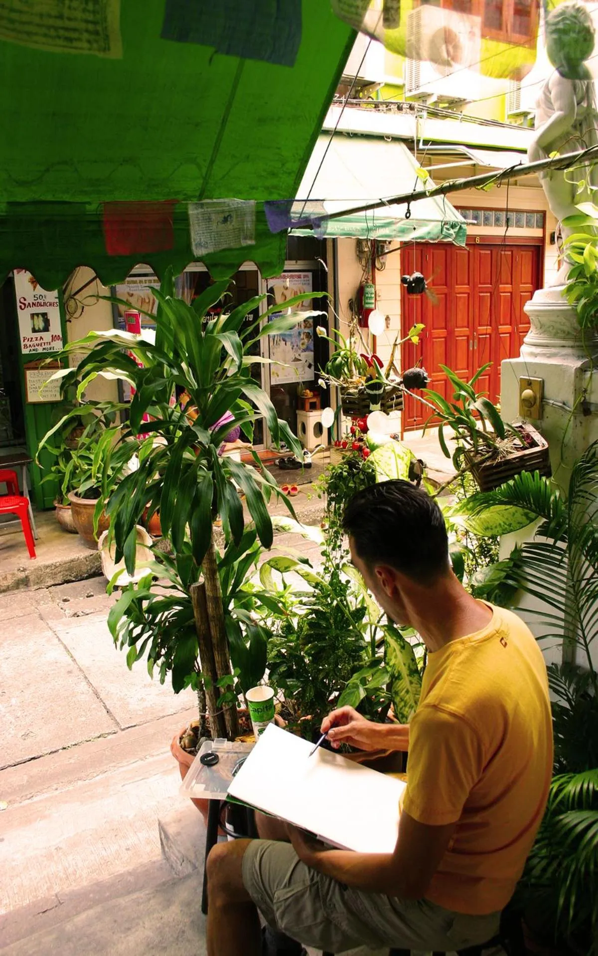 Guests in Born Free Hostel