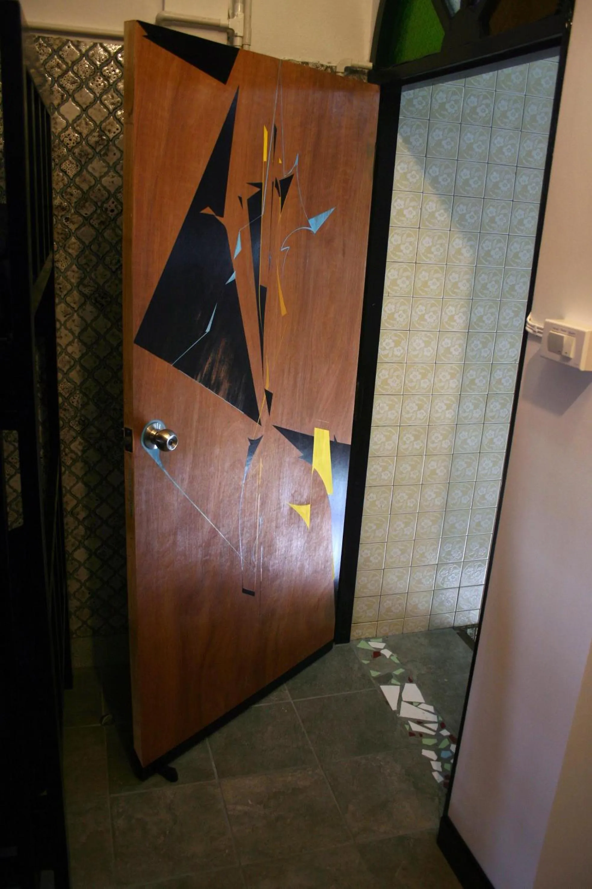 Decorative detail in Born Free Hostel