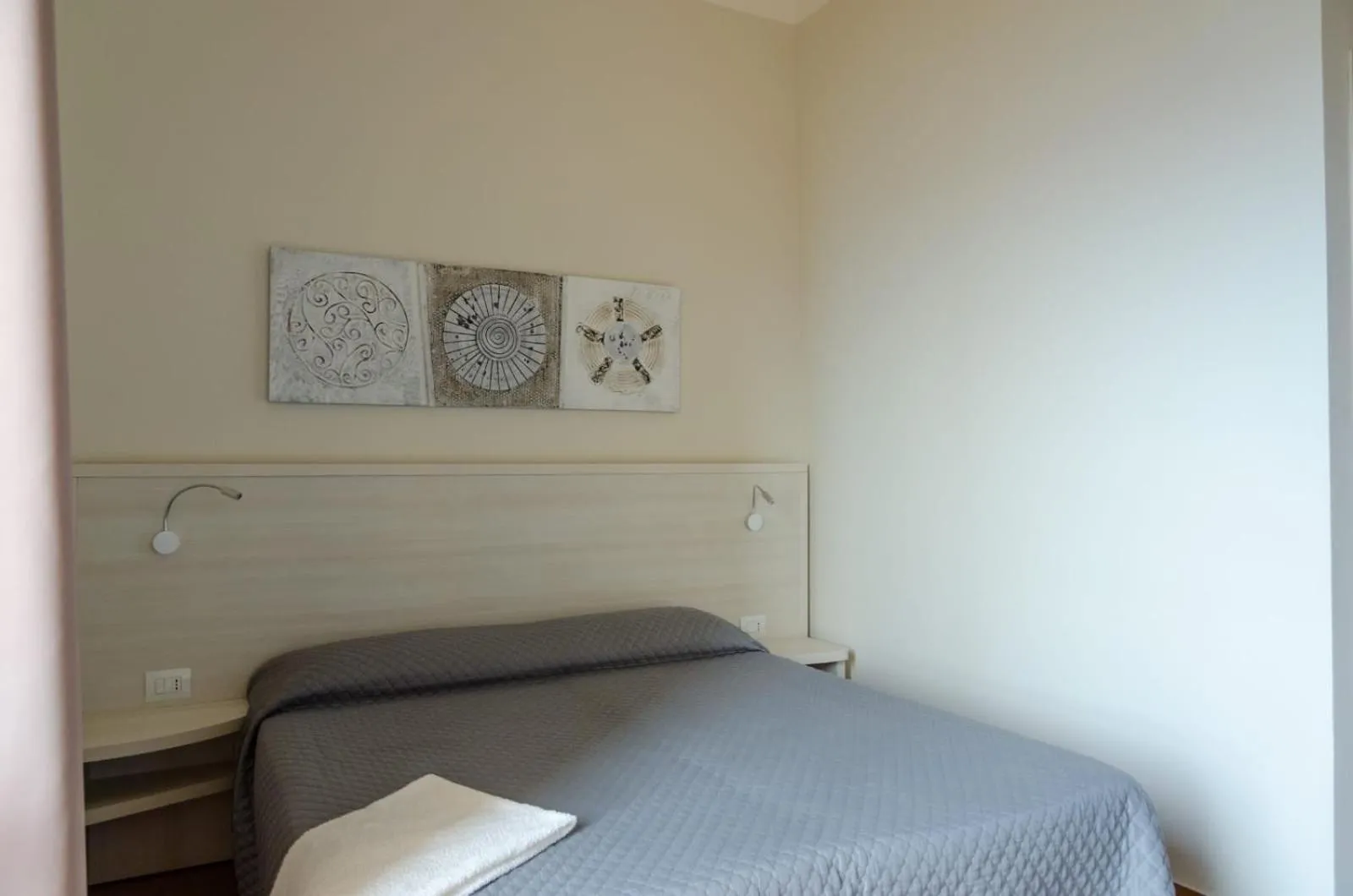 Bed in Hotel Bue Marino