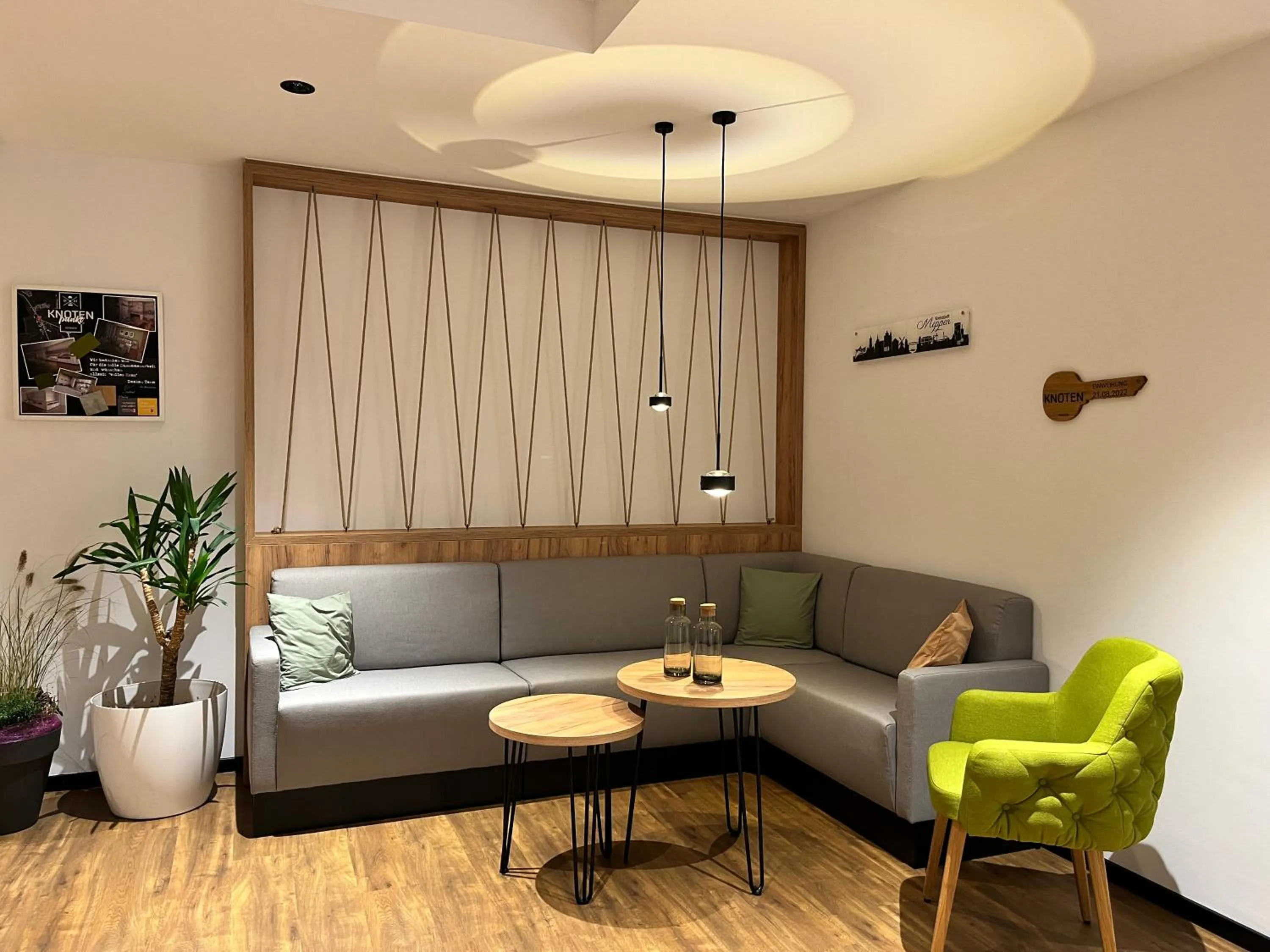 Seating area in Hotel Knotenpunkt