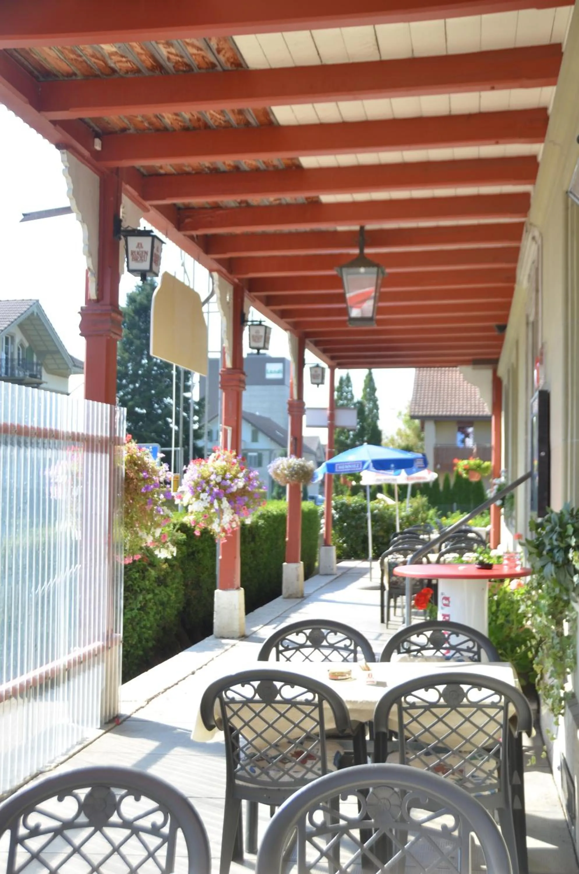 Balcony/Terrace in Hotel Restaurant Bahnhof