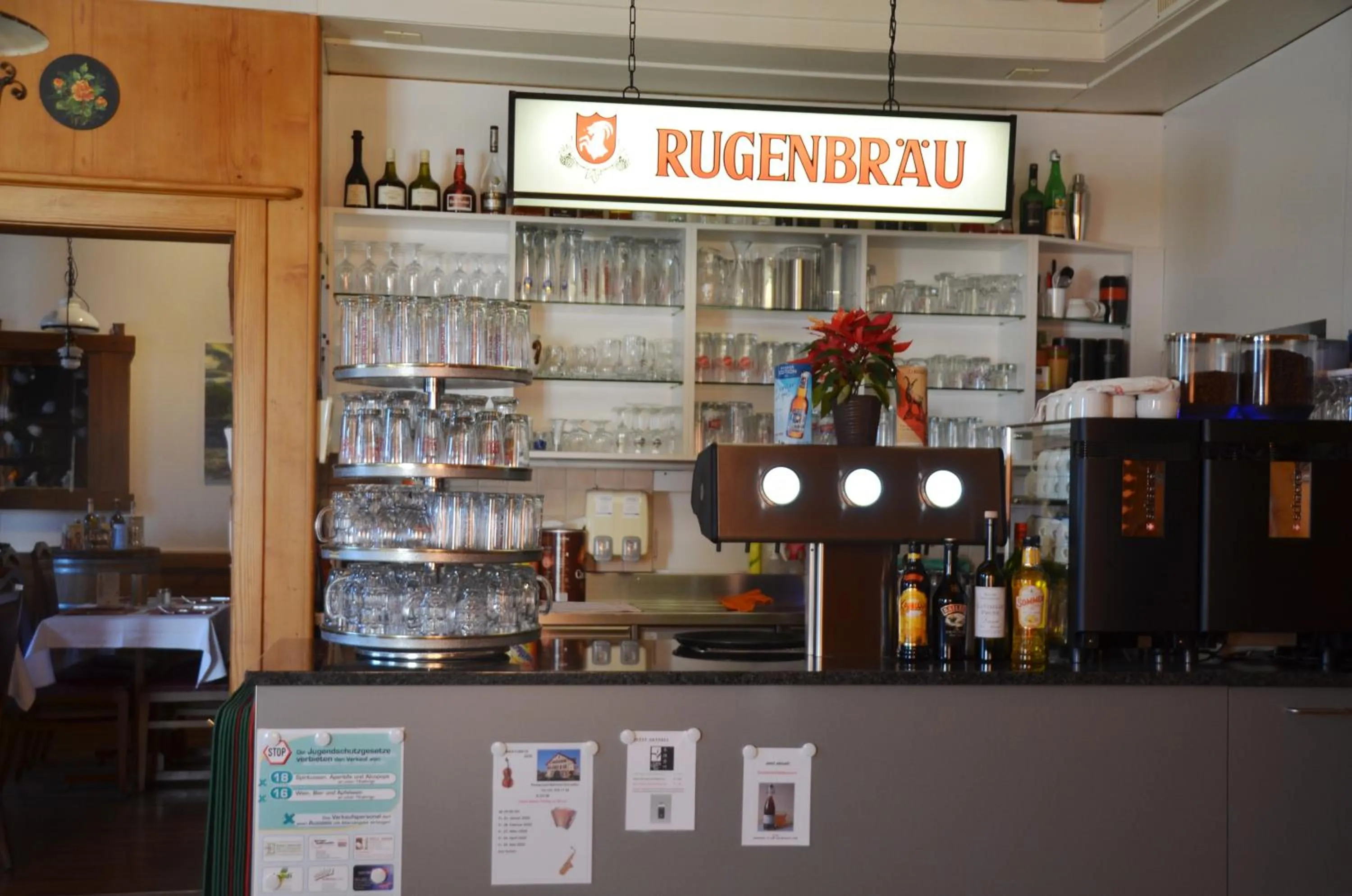 Coffee/tea facilities in Hotel Restaurant Bahnhof