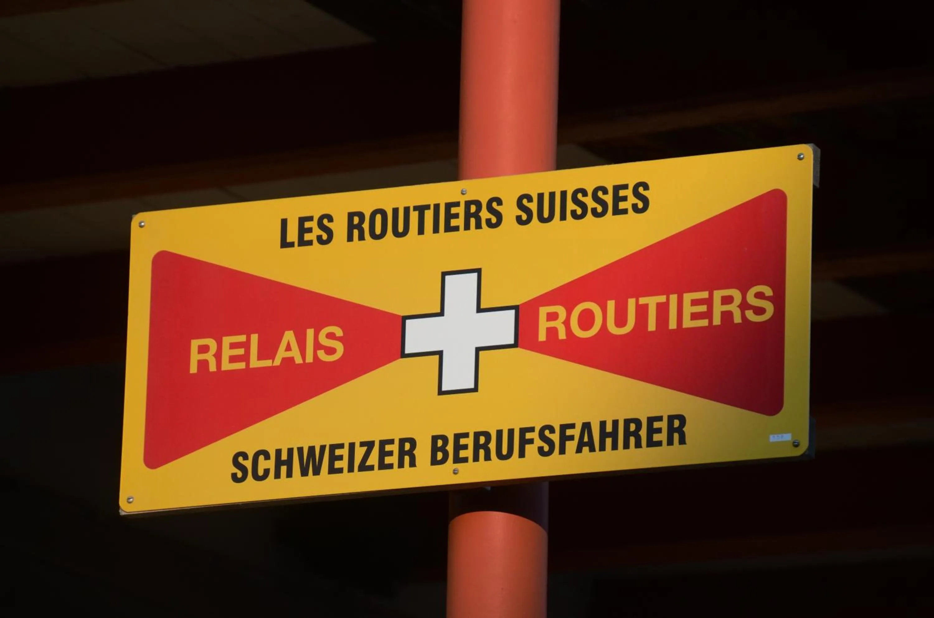 Logo/Certificate/Sign in Hotel Restaurant Bahnhof