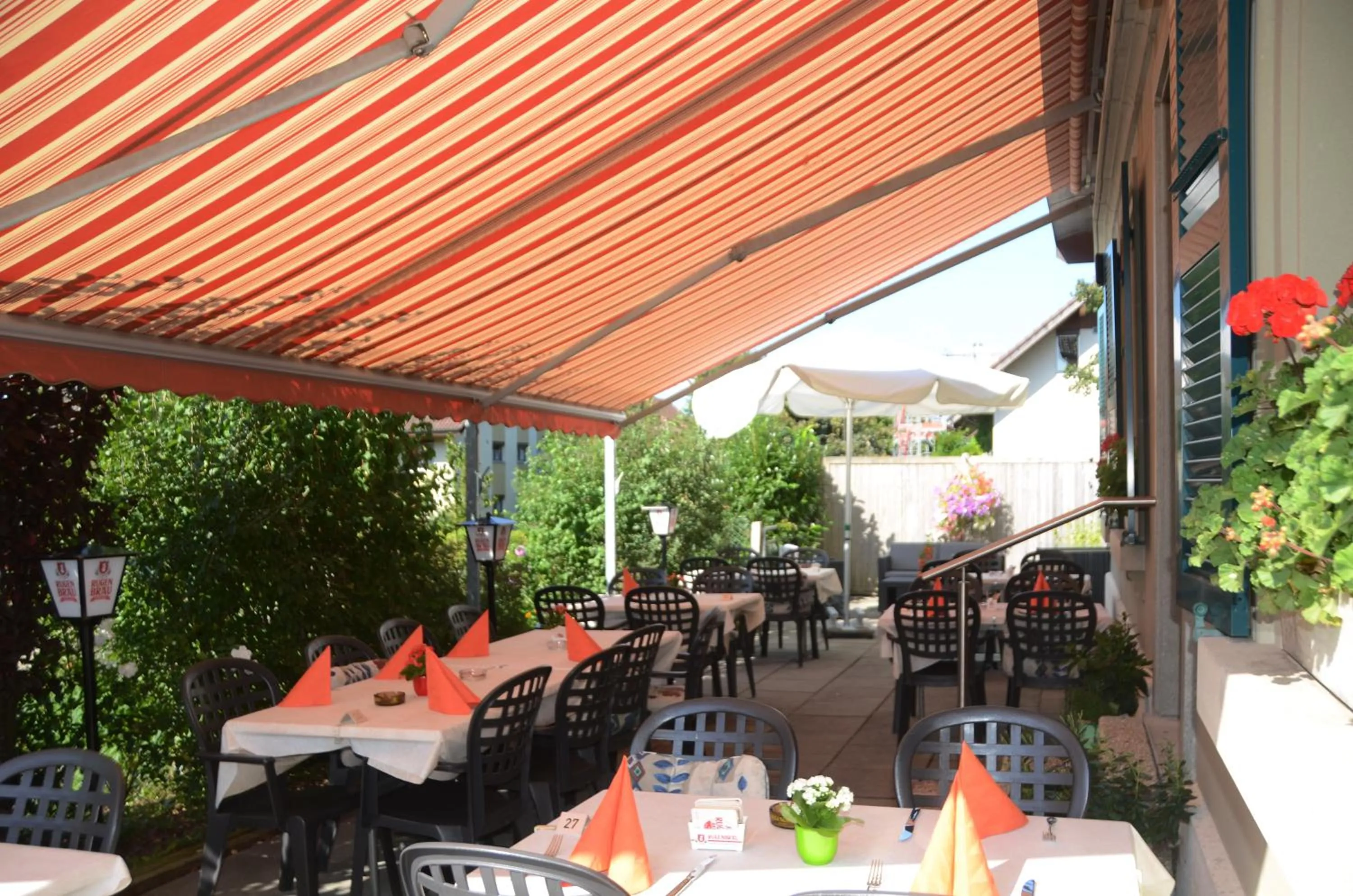 Garden in Hotel Restaurant Bahnhof