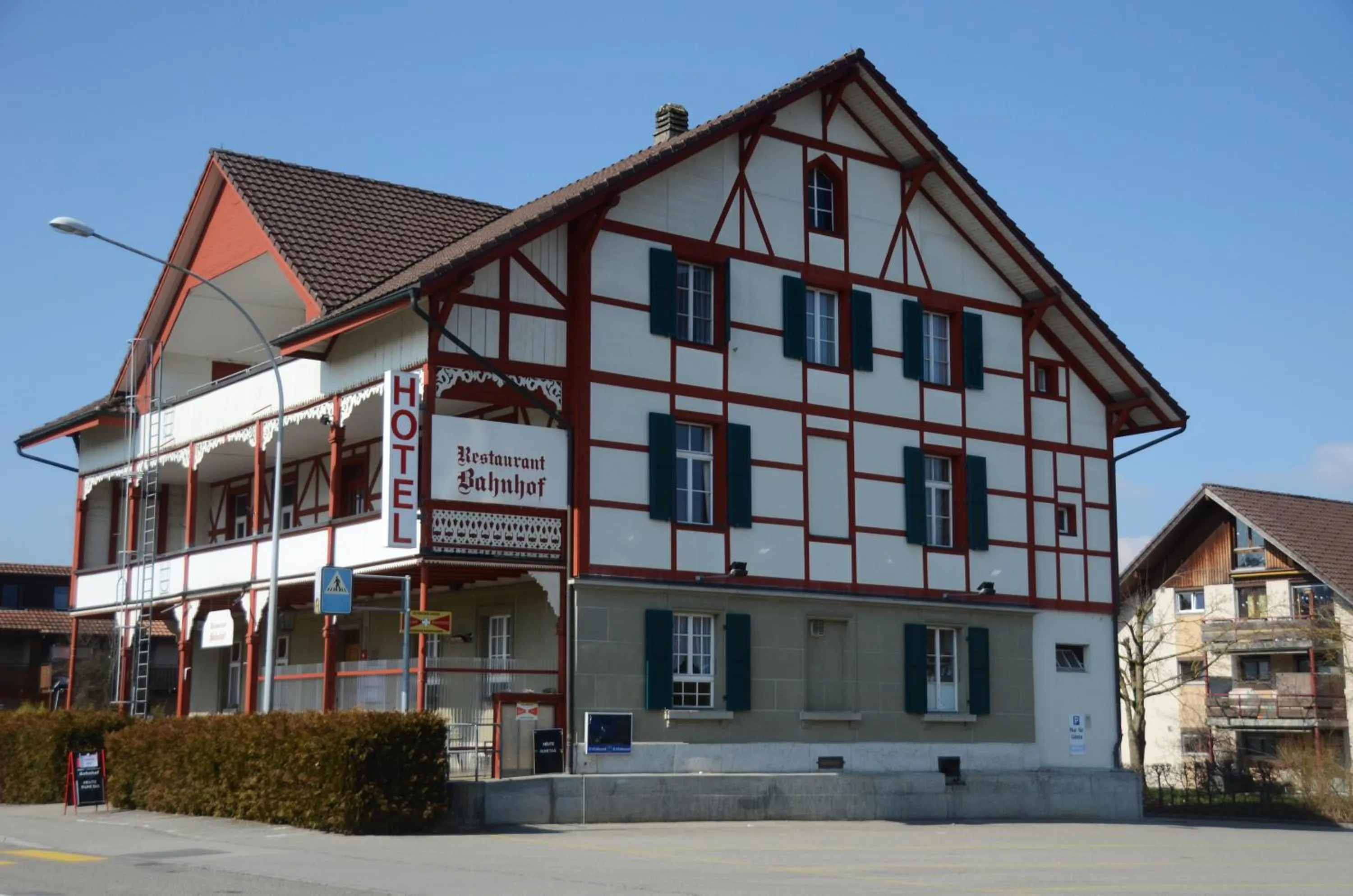 Property building in Hotel Restaurant Bahnhof
