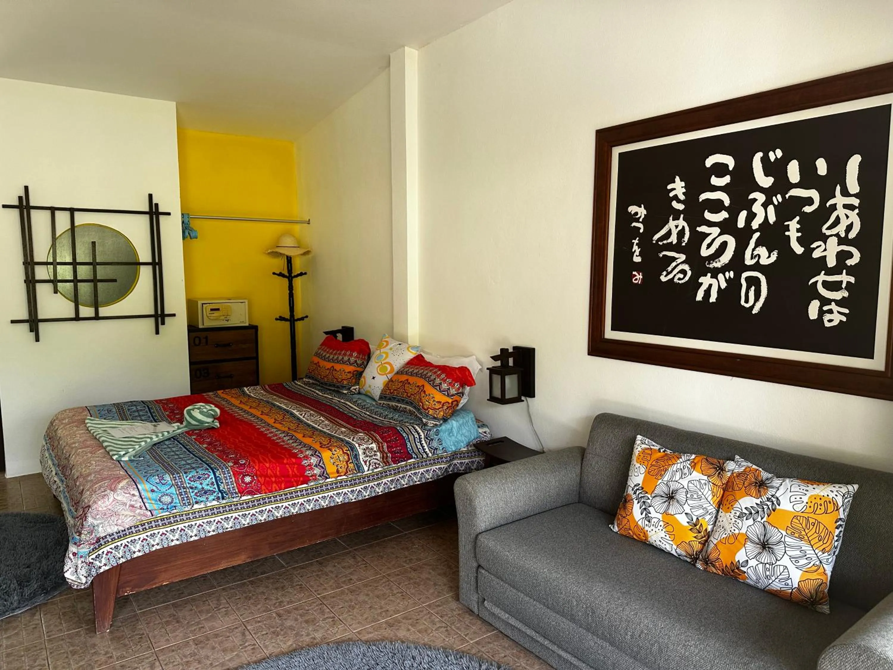 Bedroom, Bed in Escape-Cabins