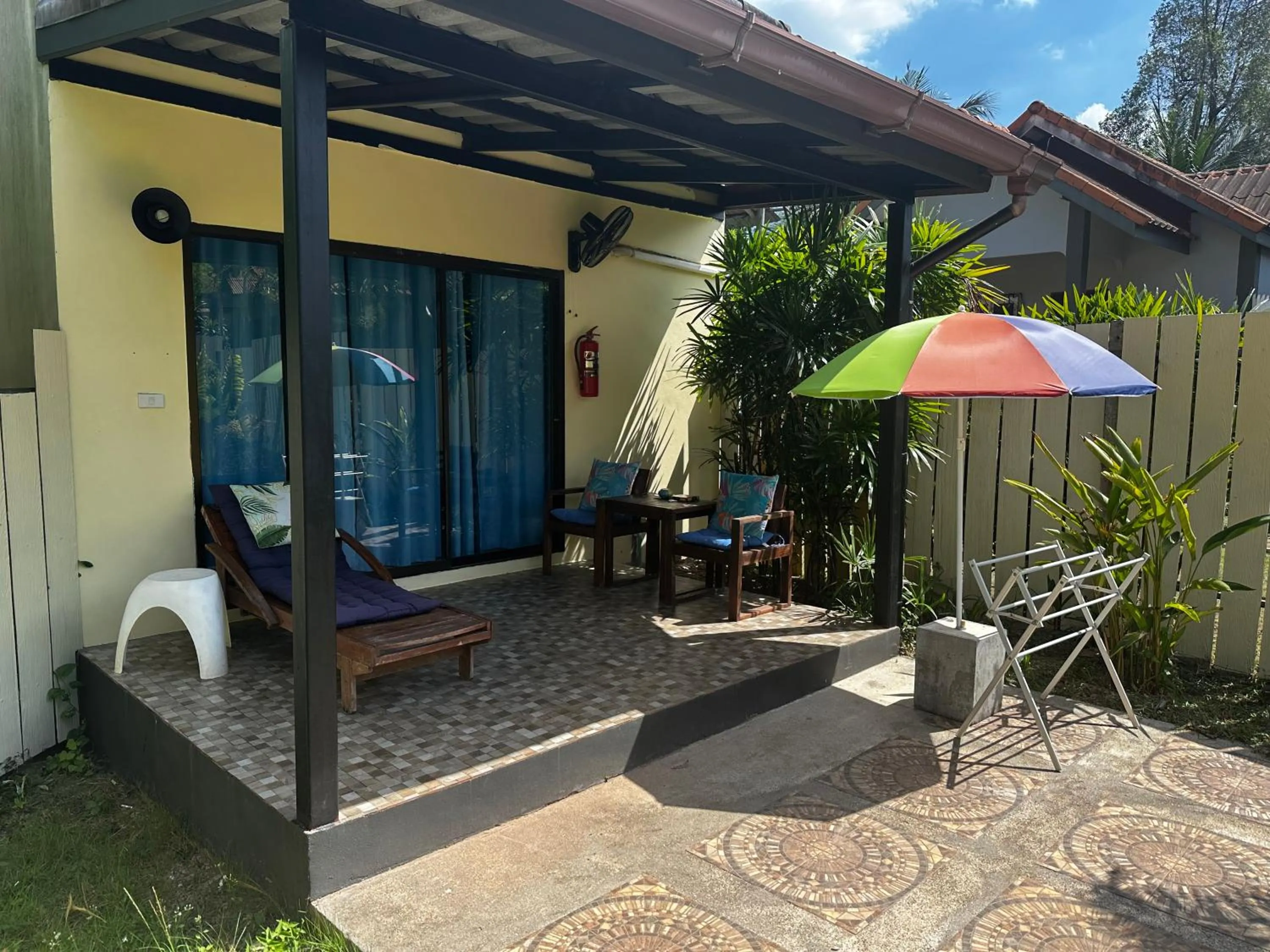 Garden view in Escape-Cabins