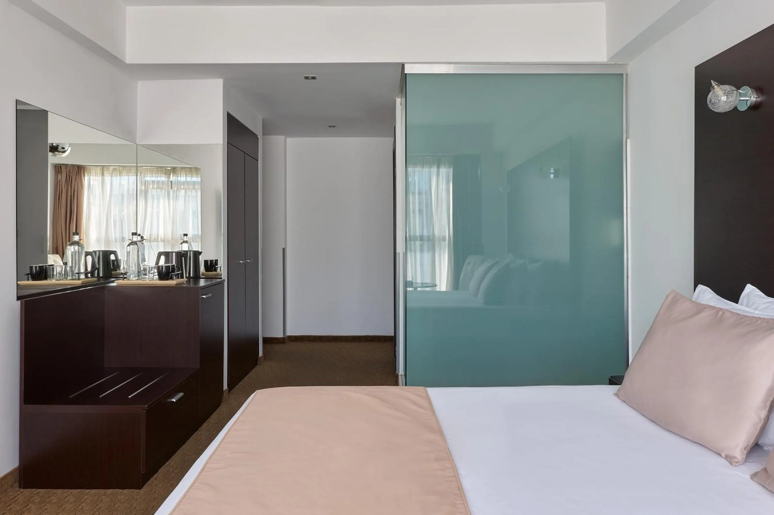 Bed in Breeze Boutique Athens by Prima Hotels