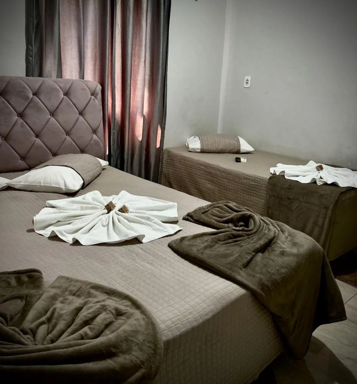 Bed in Hotel Monte Carlo