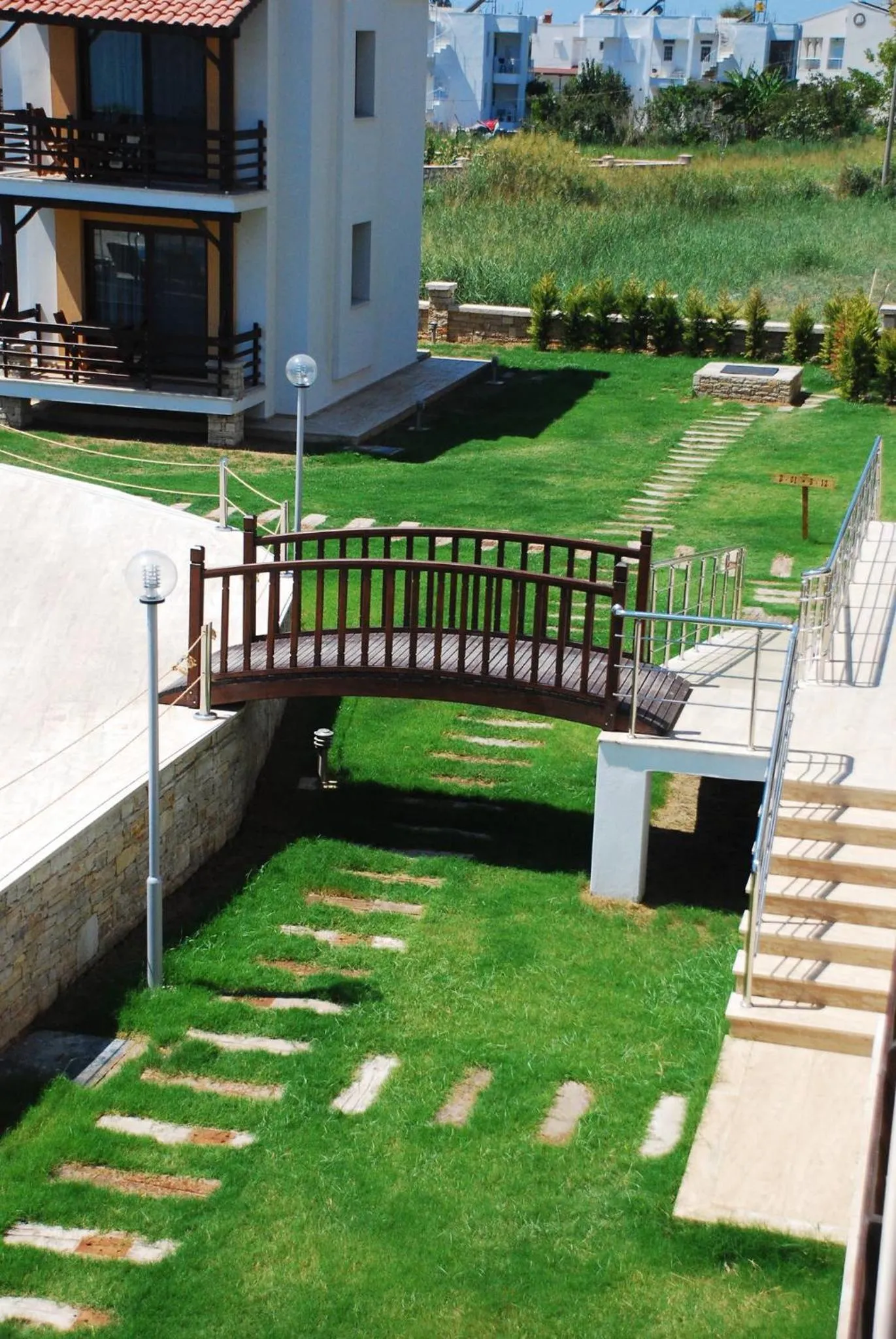 Garden view in Hotel Silvanus